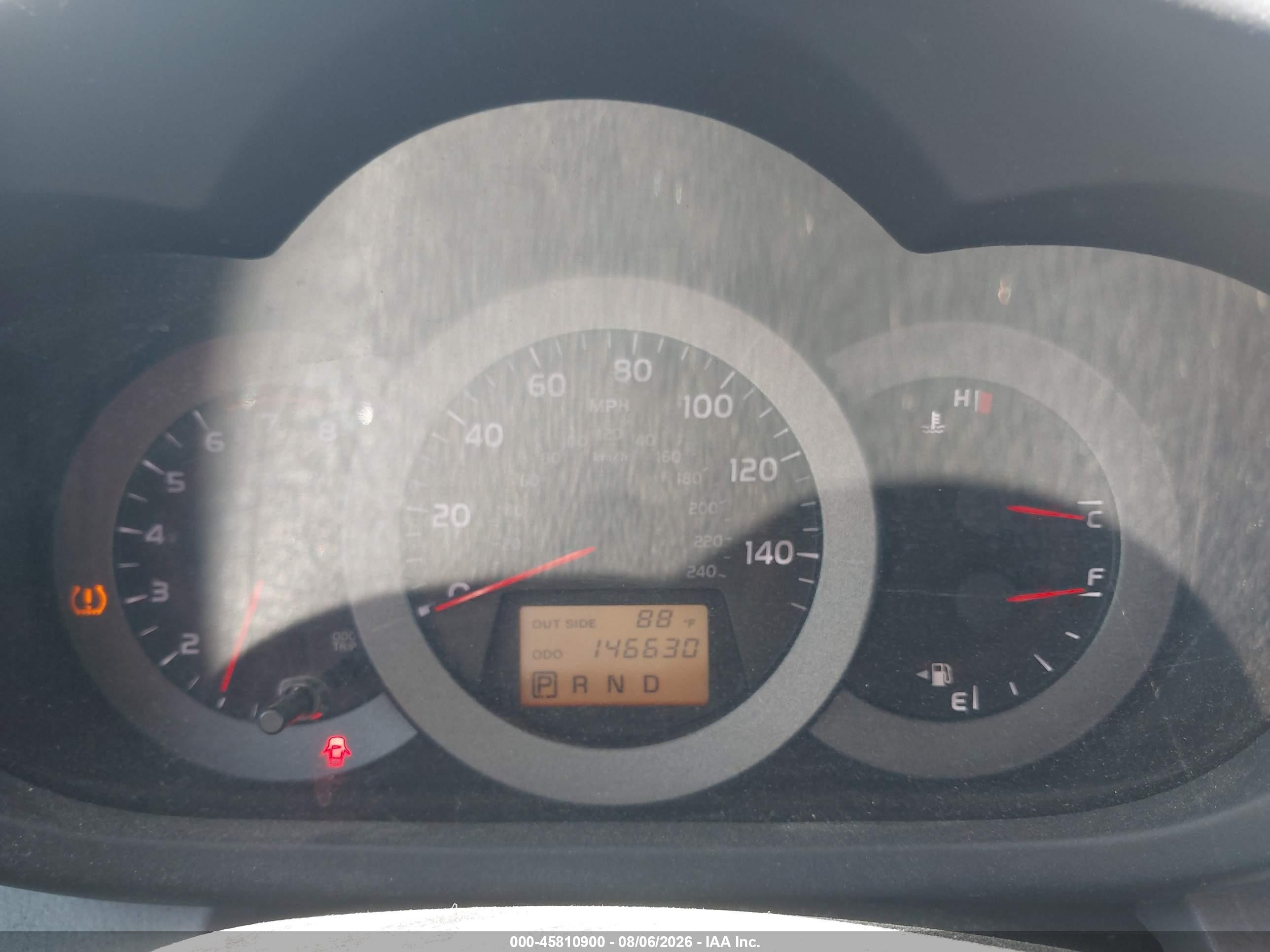 2008 Toyota Rav4 Base V6 Черный vin: JTMBK33V785070945