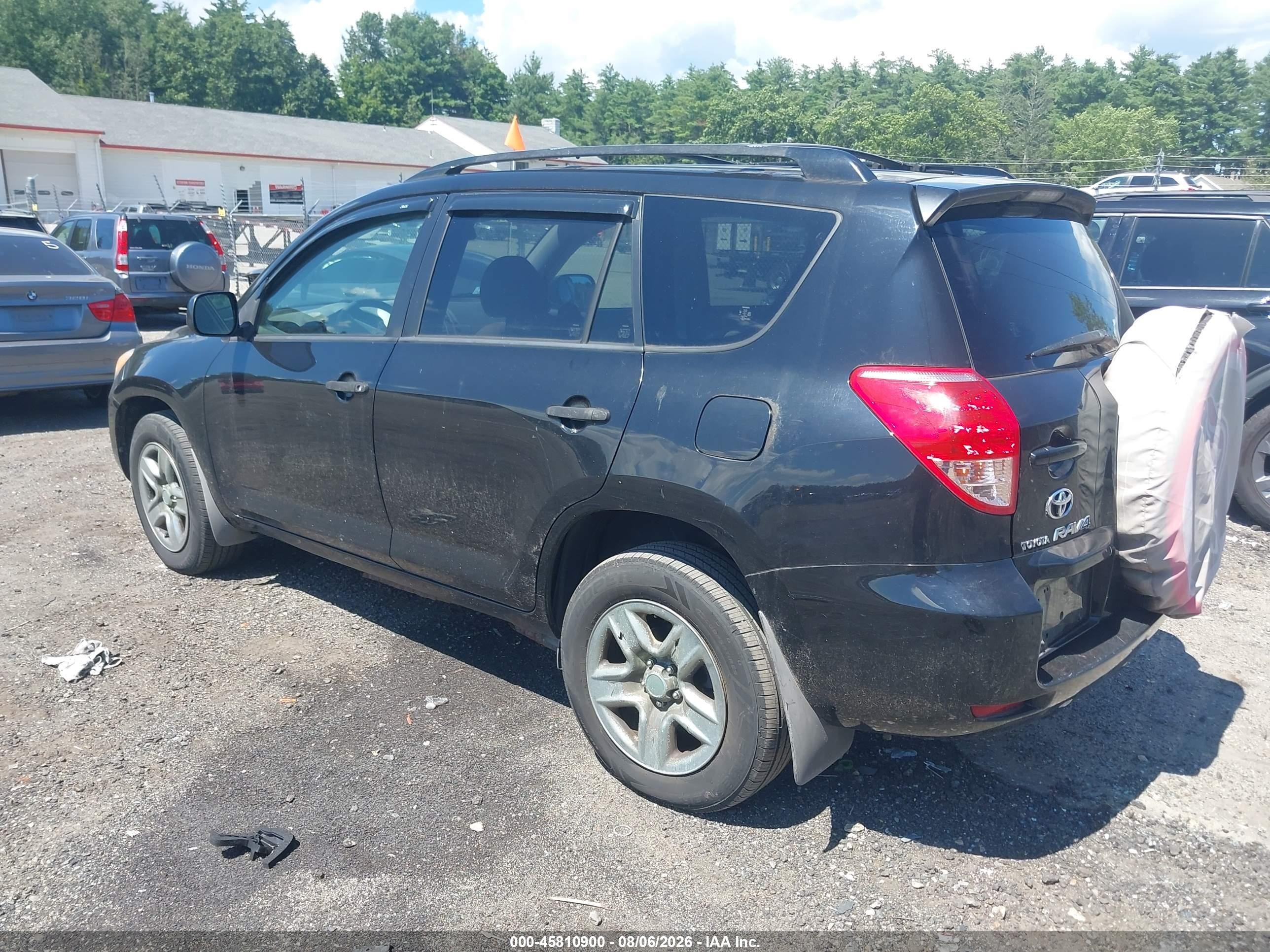 2008 Toyota Rav4 Base V6 Черный vin: JTMBK33V785070945