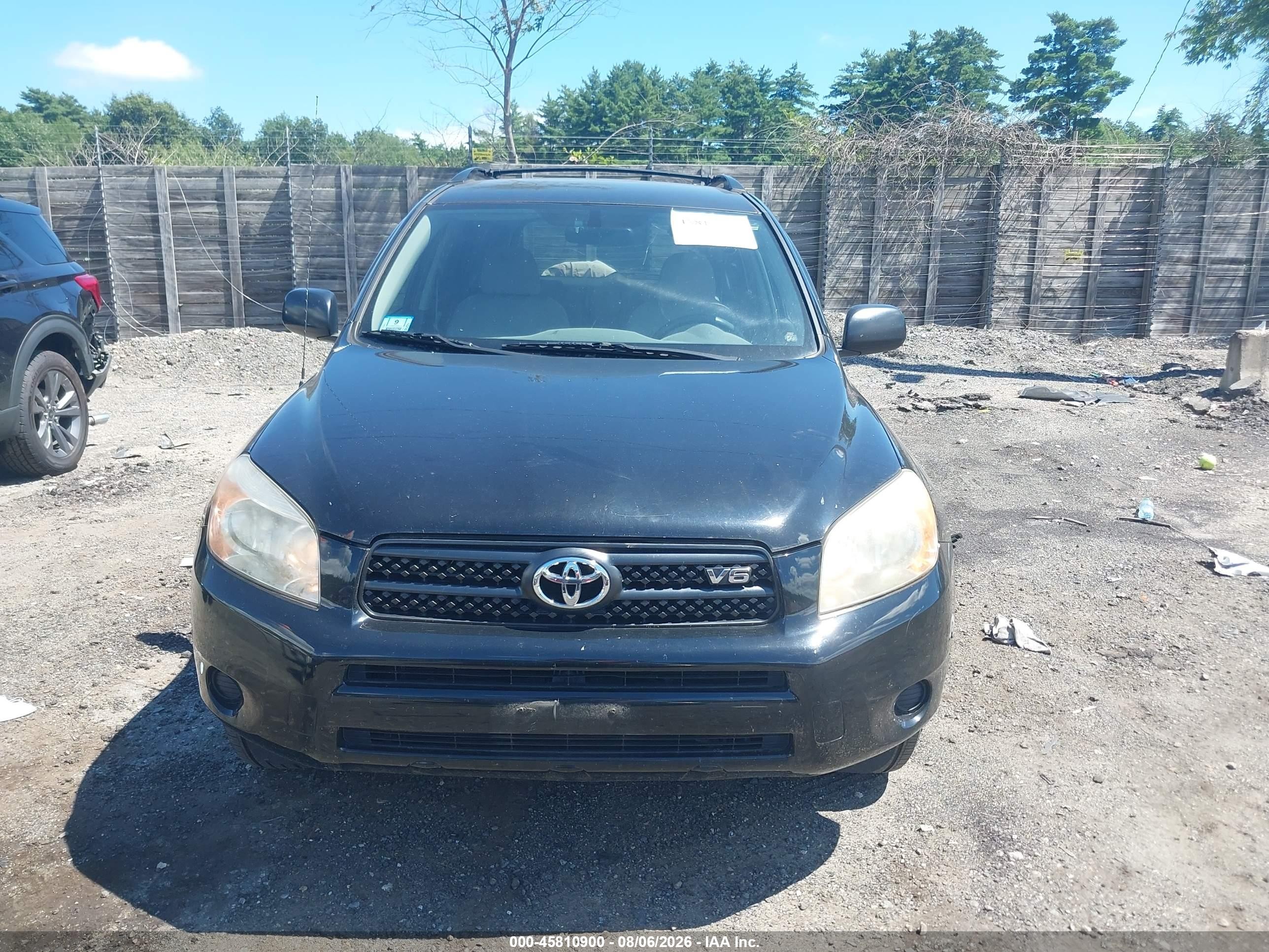 2008 Toyota Rav4 Base V6 Черный vin: JTMBK33V785070945