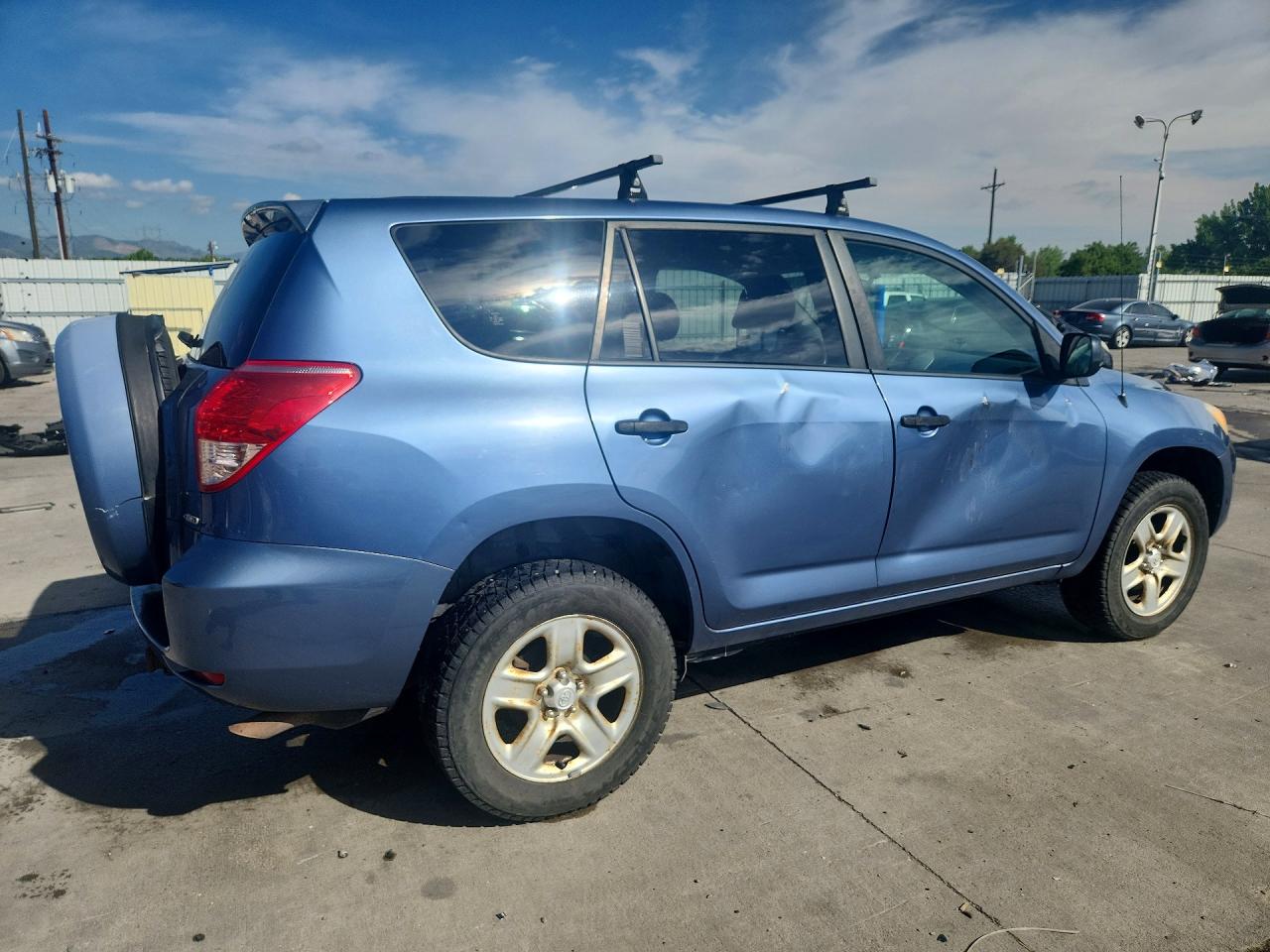 2008 Toyota Rav4 Base Blue vin: JTMBK33V786033338