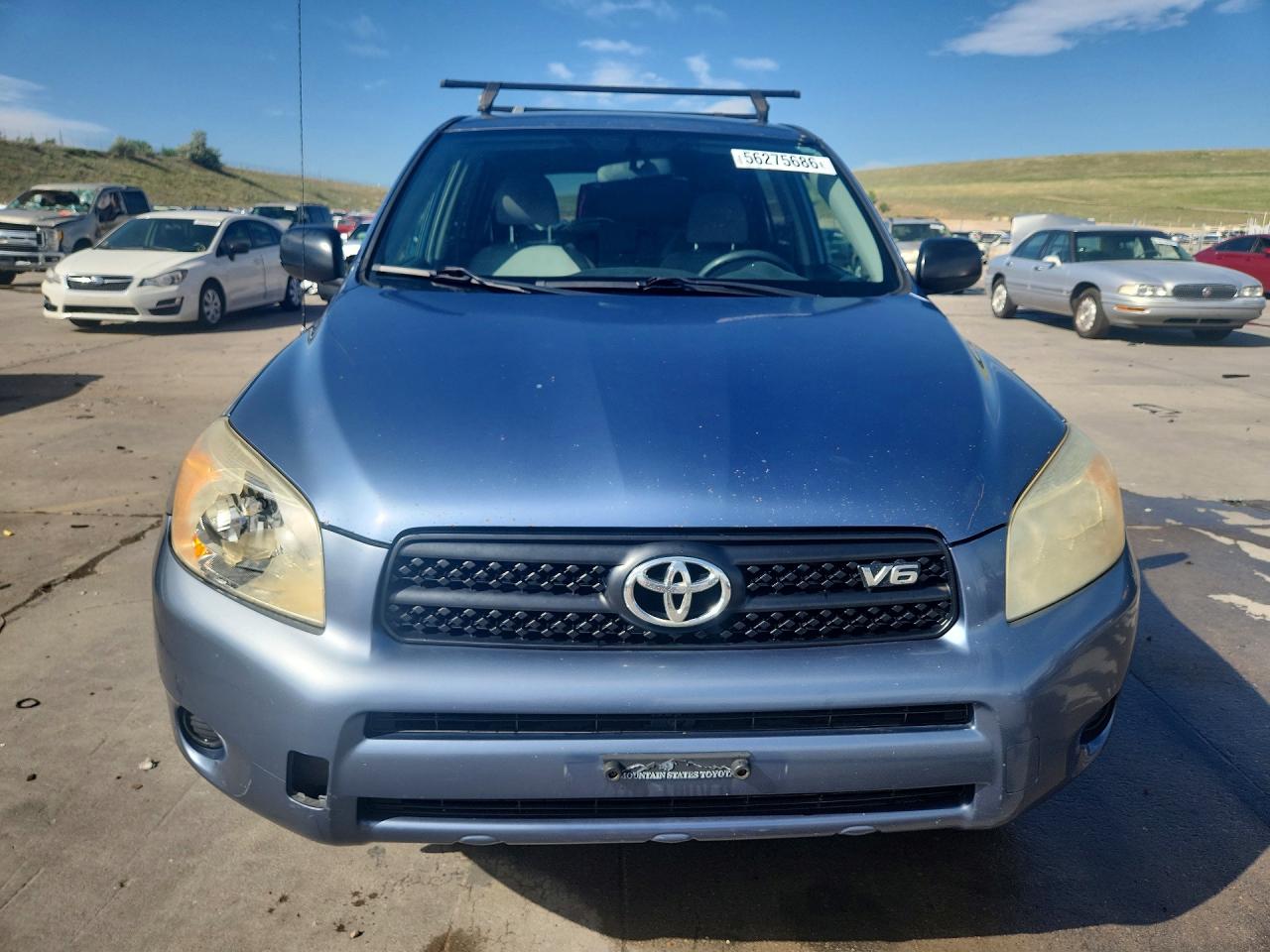 2008 Toyota Rav4 Base Blue vin: JTMBK33V786033338