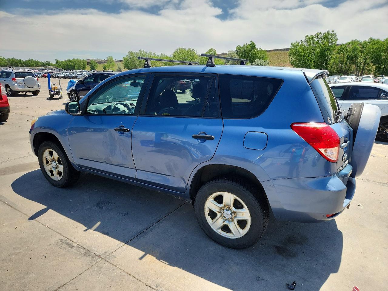 2008 Toyota Rav4 Base Blue vin: JTMBK33V786033338