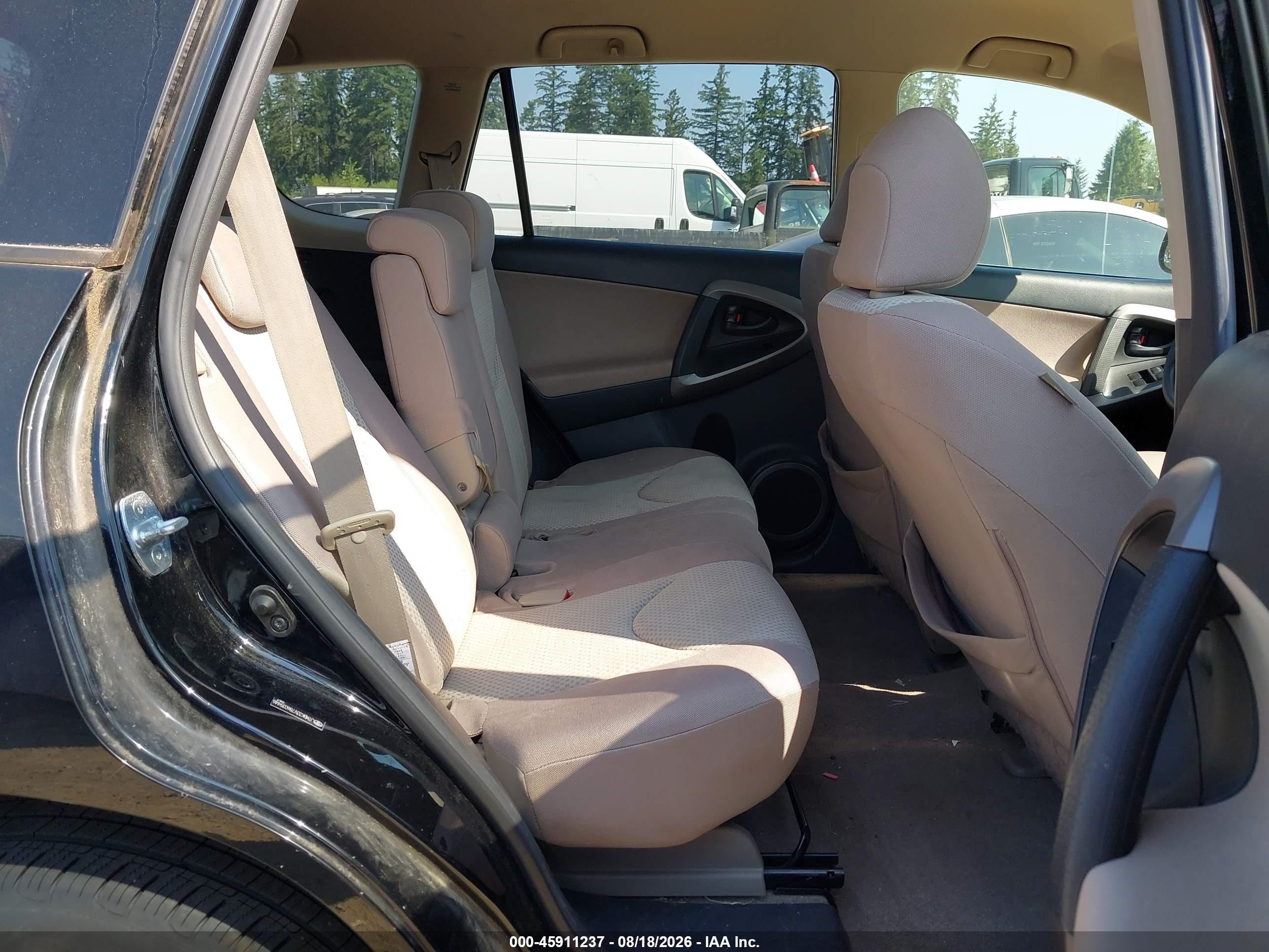 2008 Toyota Rav4 Base V6 Black vin: JTMBK33V786039446