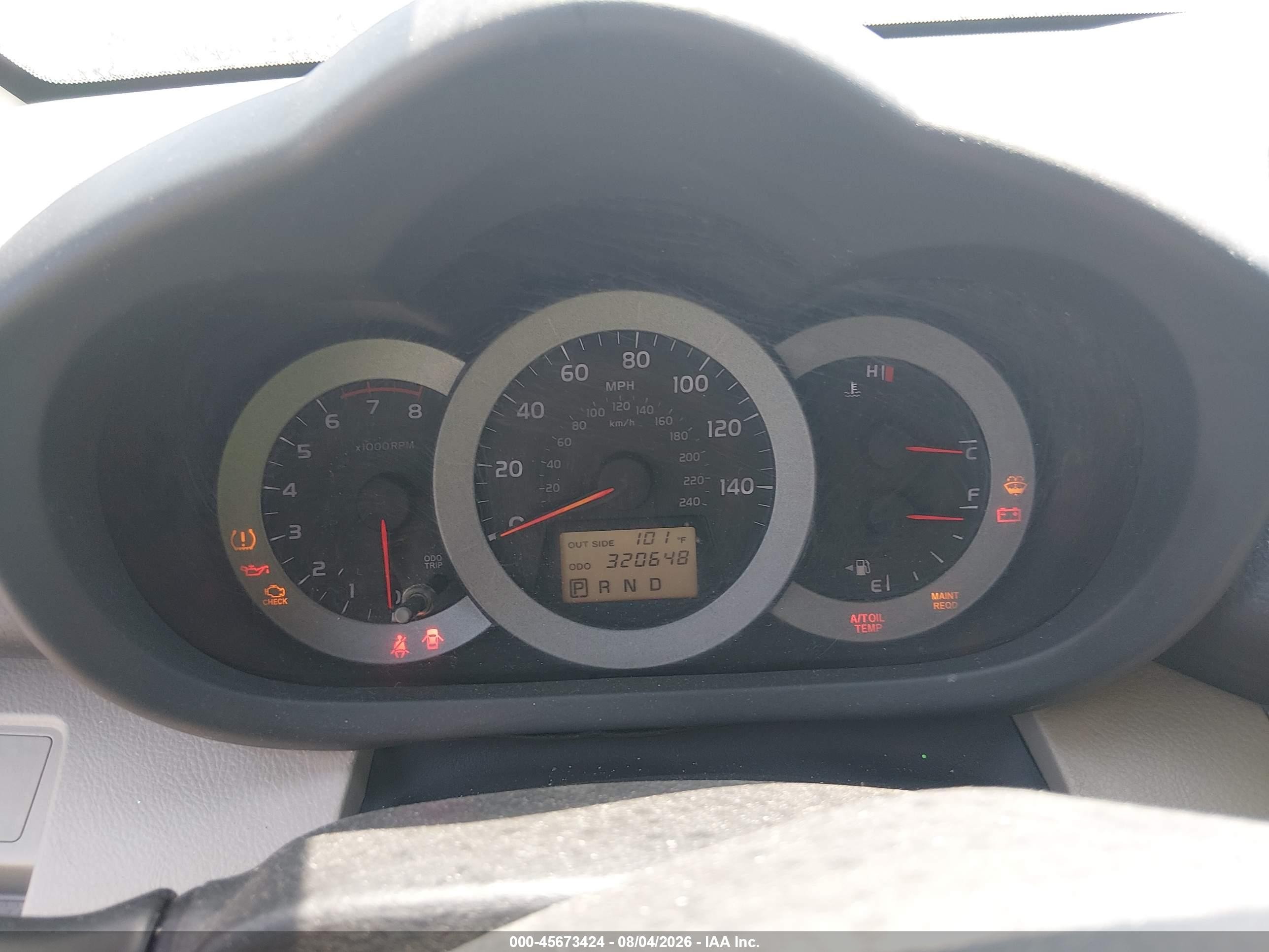 2007 Toyota Rav4 Base V6 (a5) White vin: JTMBK33V876024565