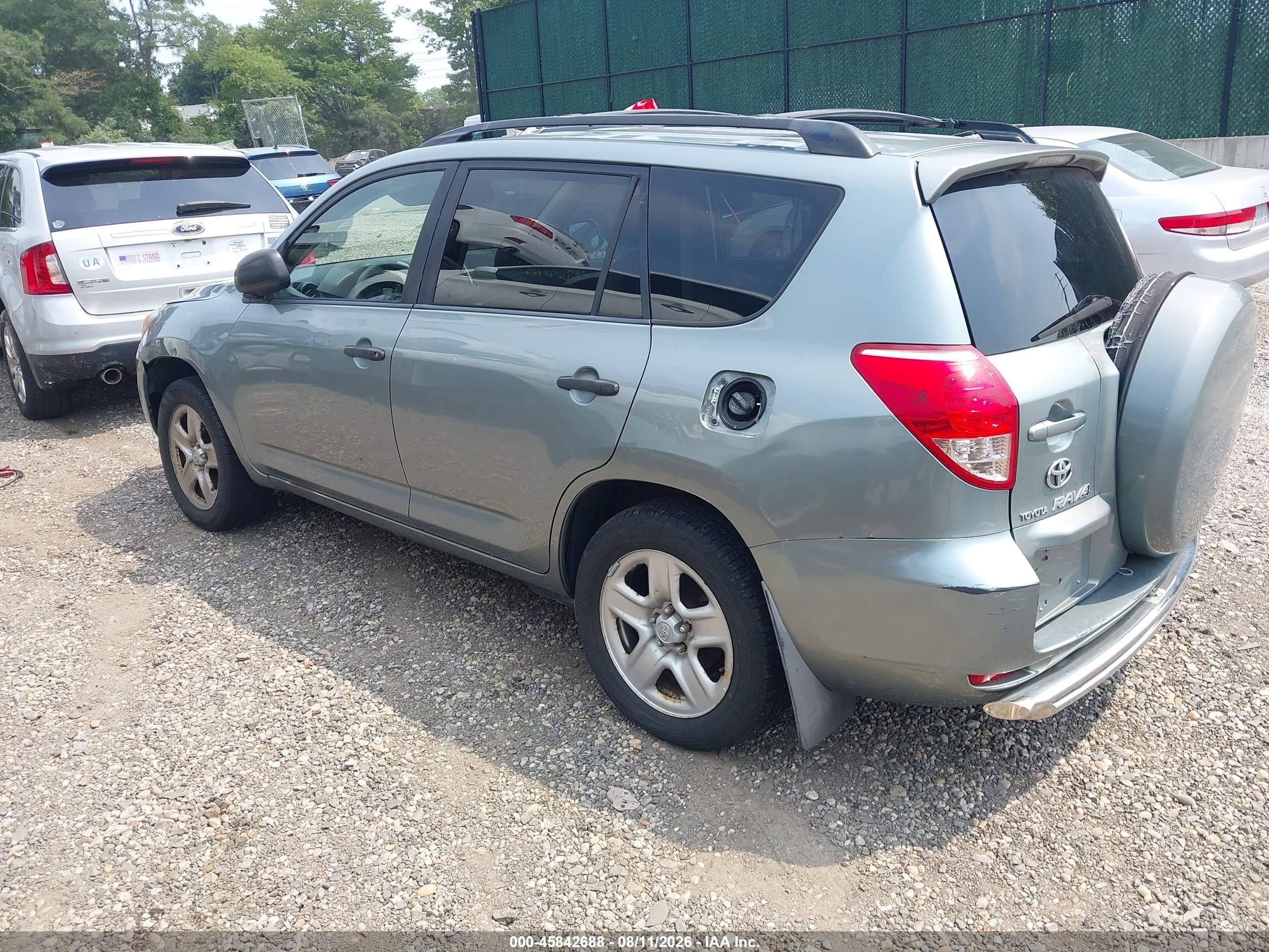 2008 Toyota Rav4 Base V6 Green vin: JTMBK33V886030920