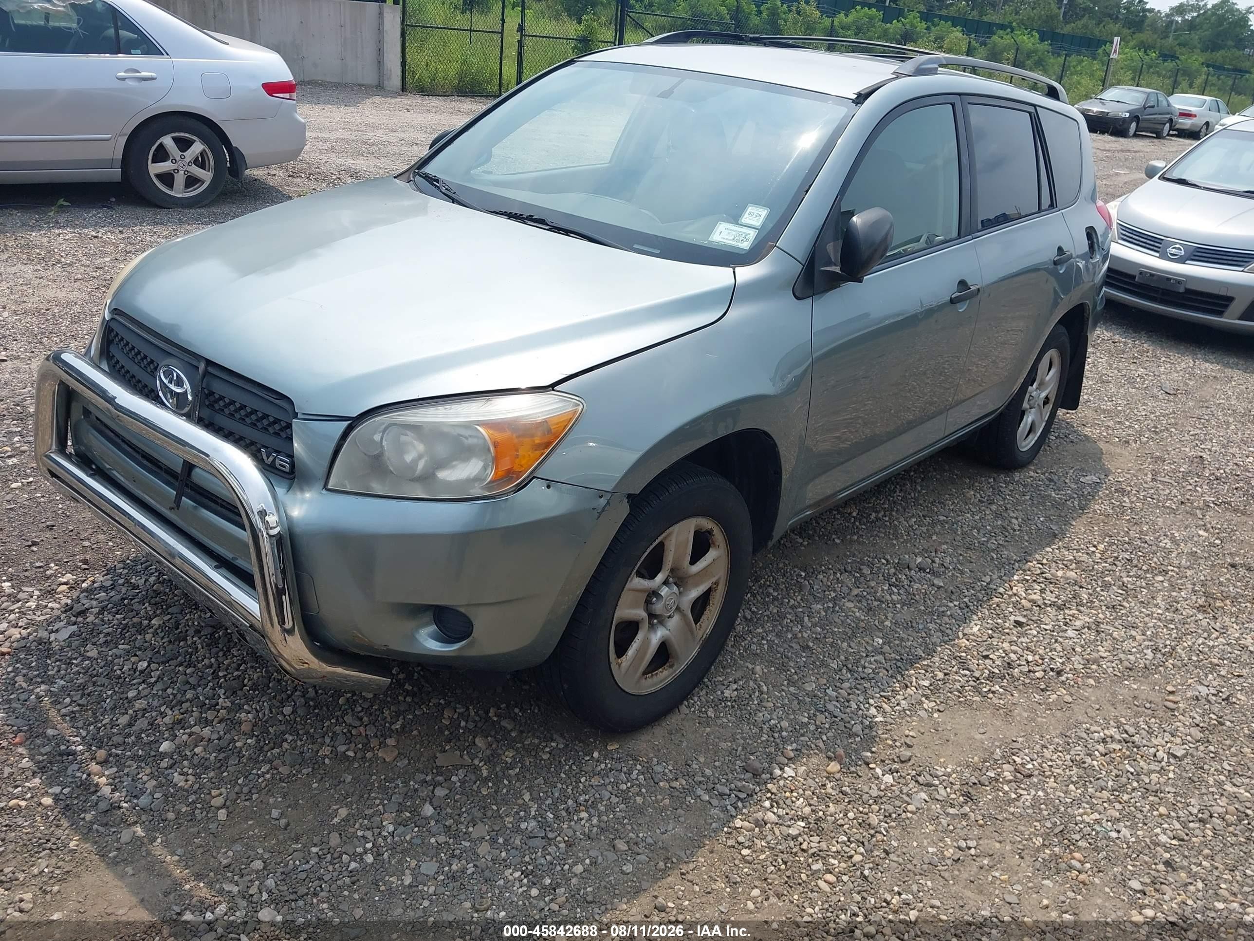 2008 Toyota Rav4 Base V6 Green vin: JTMBK33V886030920