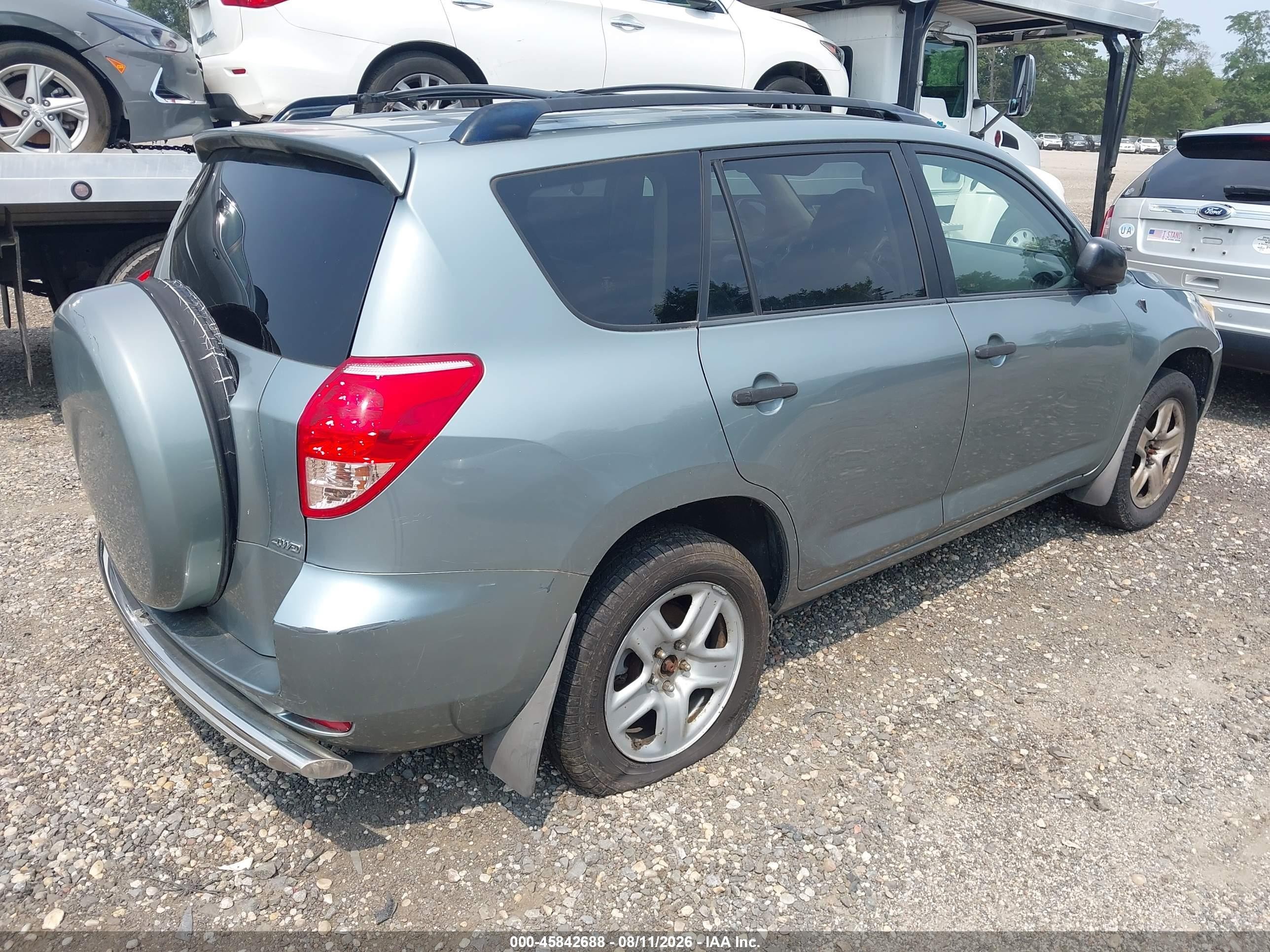 2008 Toyota Rav4 Base V6 Green vin: JTMBK33V886030920