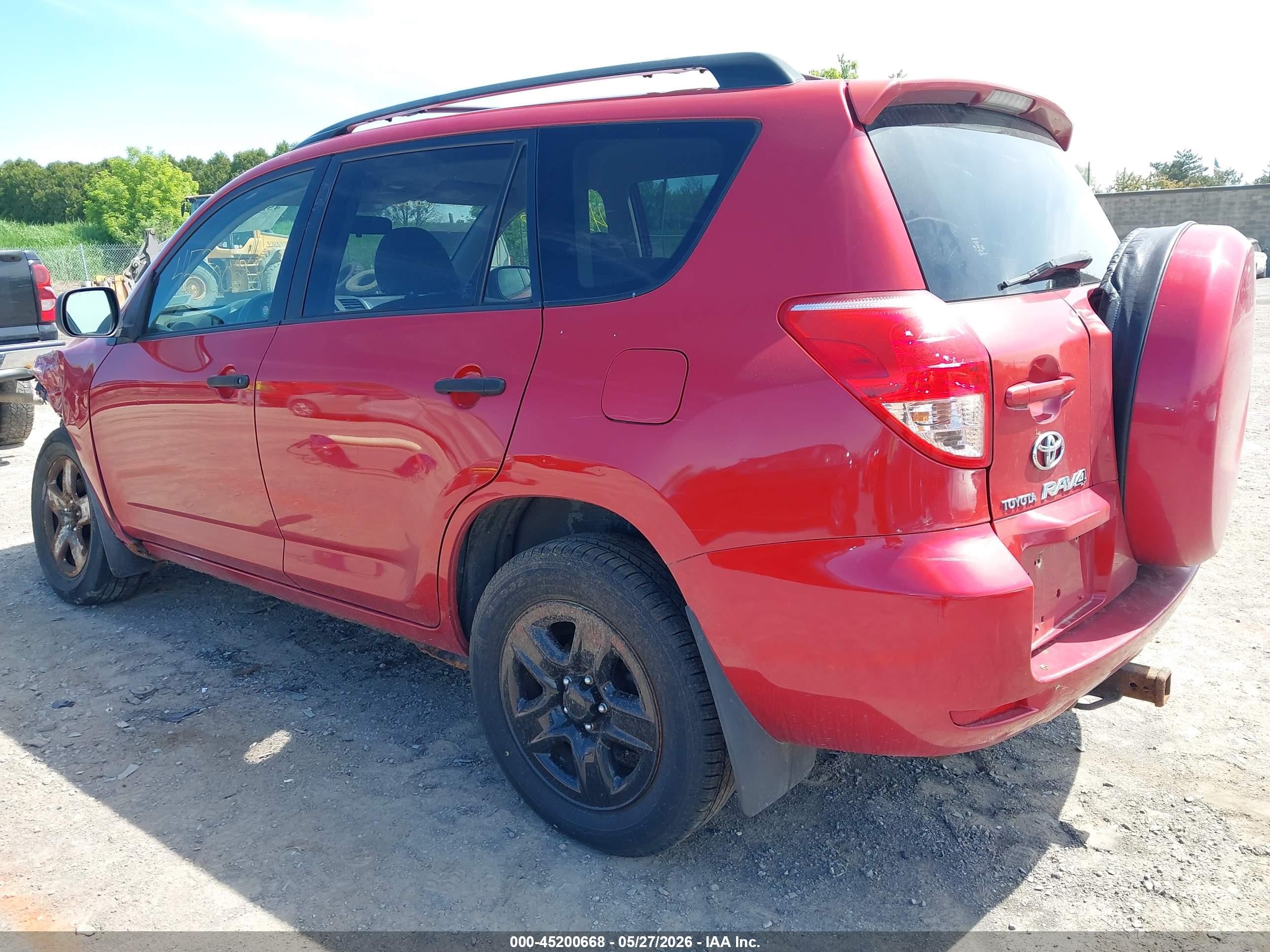 2008 Toyota Rav4 Base V6 Красный vin: JTMBK33V886037138