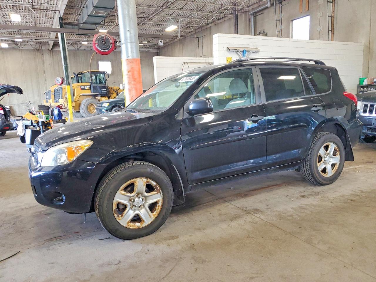 2008 Toyota Rav4 Base Black vin: JTMBK33V886048334