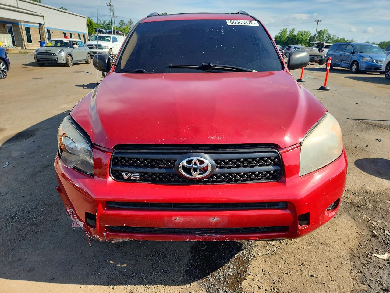 2006 Toyota Rav4 Base Red vin: JTMBK33V965001381