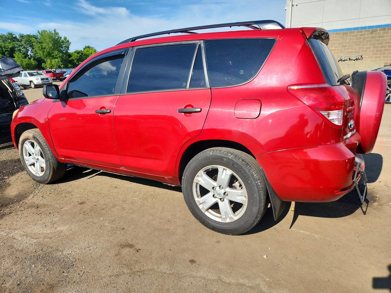 2006 Toyota Rav4 Base Red vin: JTMBK33V965001381