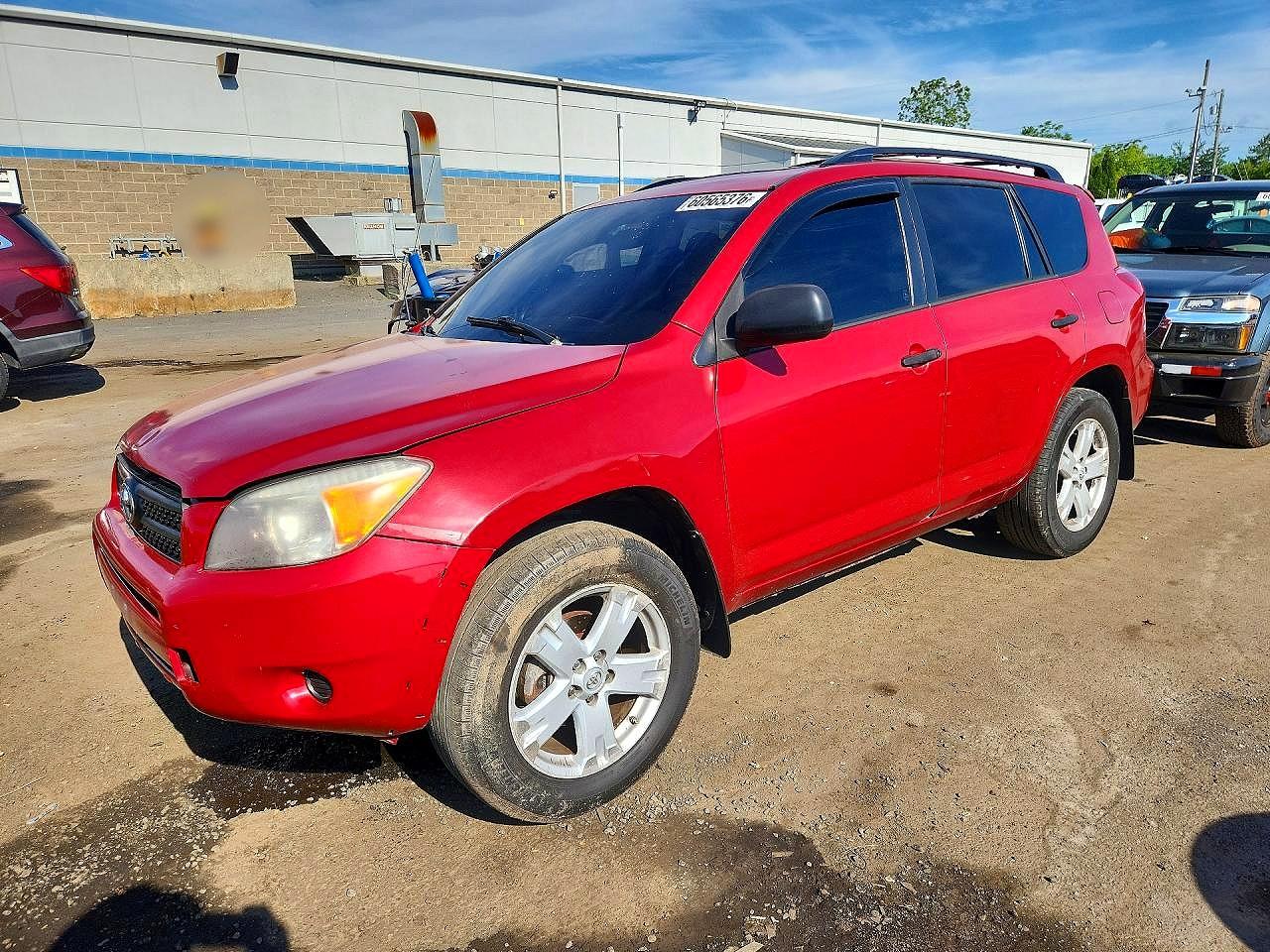2006 Toyota Rav4 Base Red vin: JTMBK33V965001381