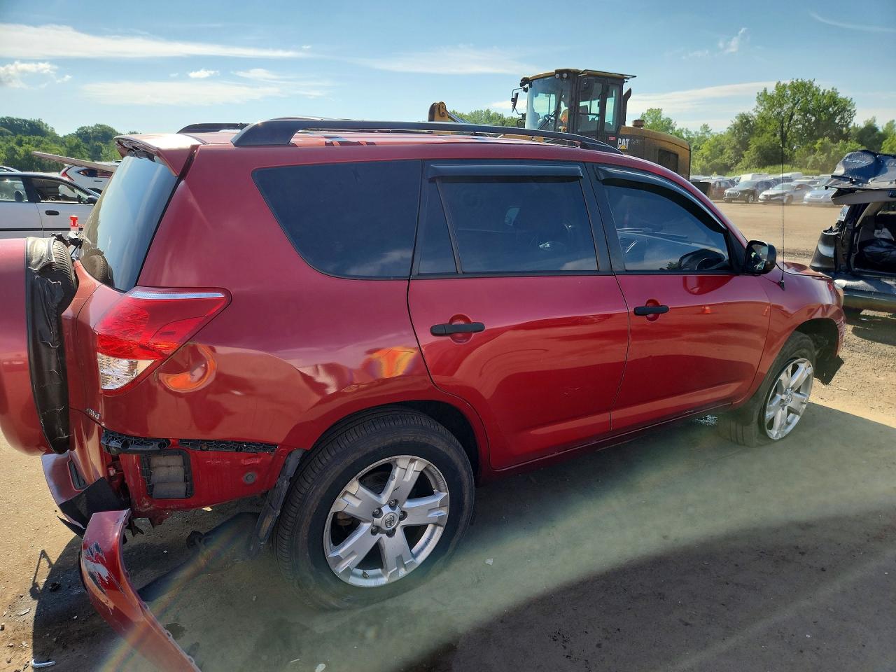2006 Toyota Rav4 Base Red vin: JTMBK33V965001381