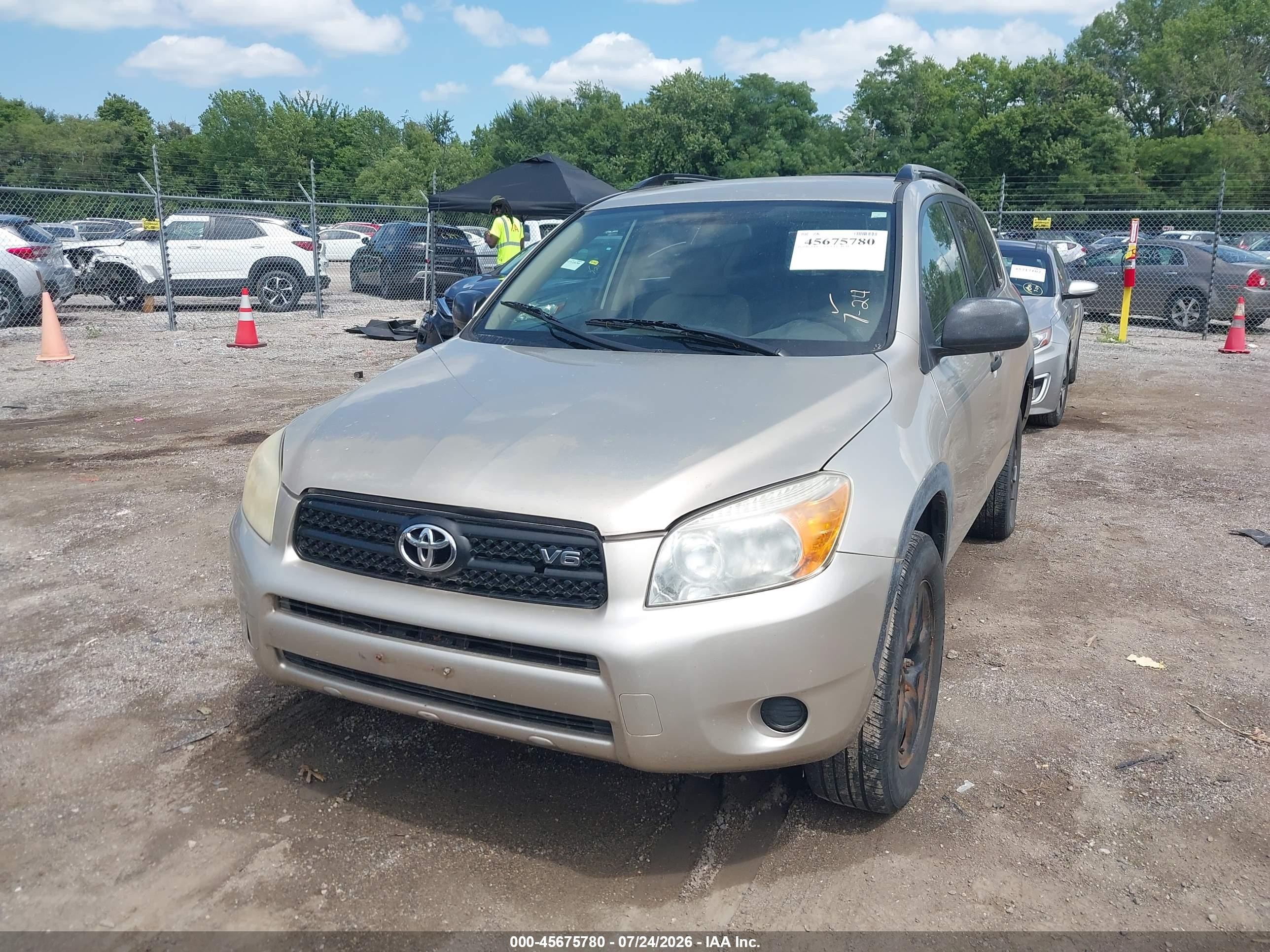 2006 Toyota Rav4 Base V6 Brown vin: JTMBK33V966006252