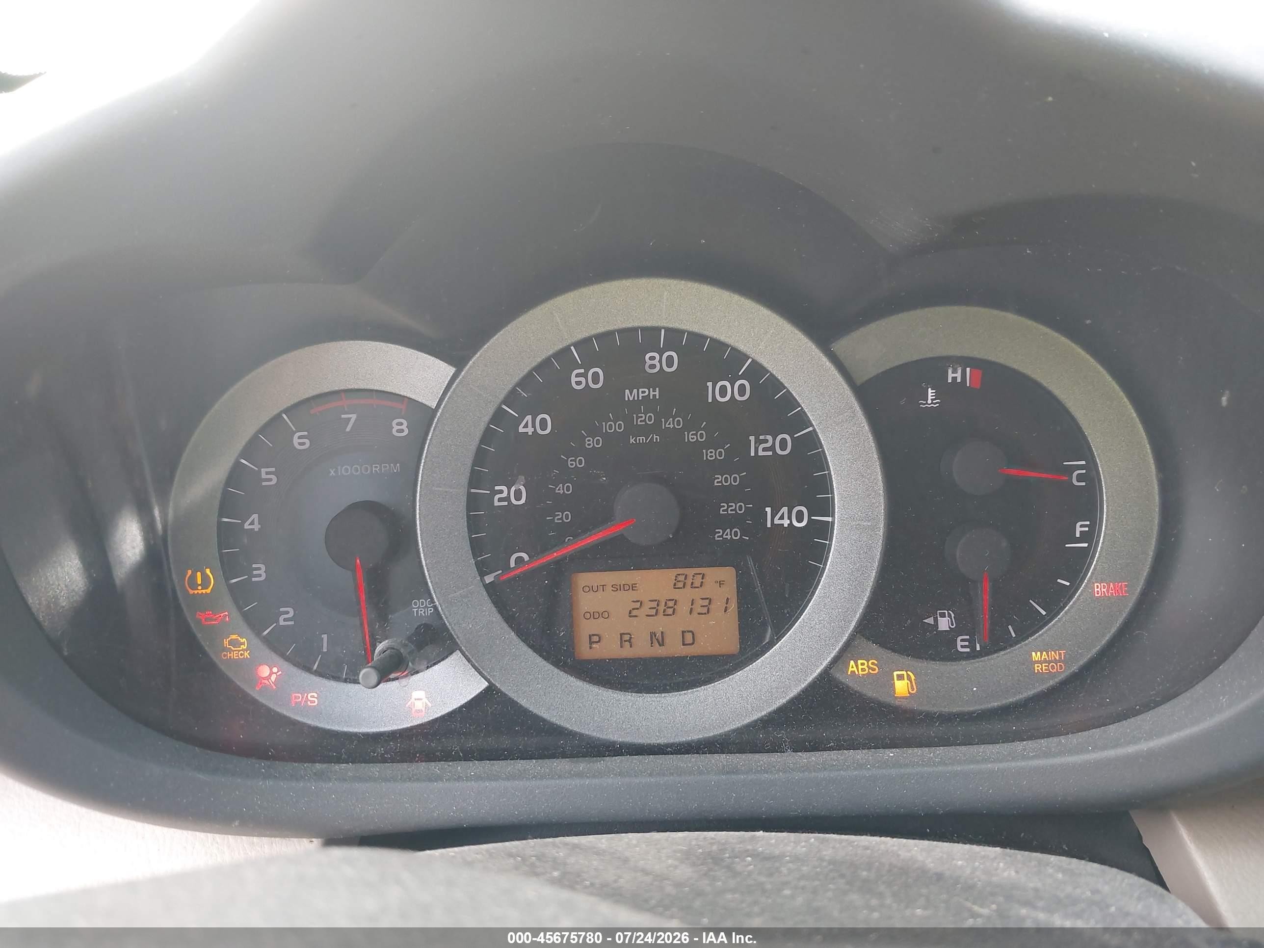 2006 Toyota Rav4 Base V6 Brown vin: JTMBK33V966006252