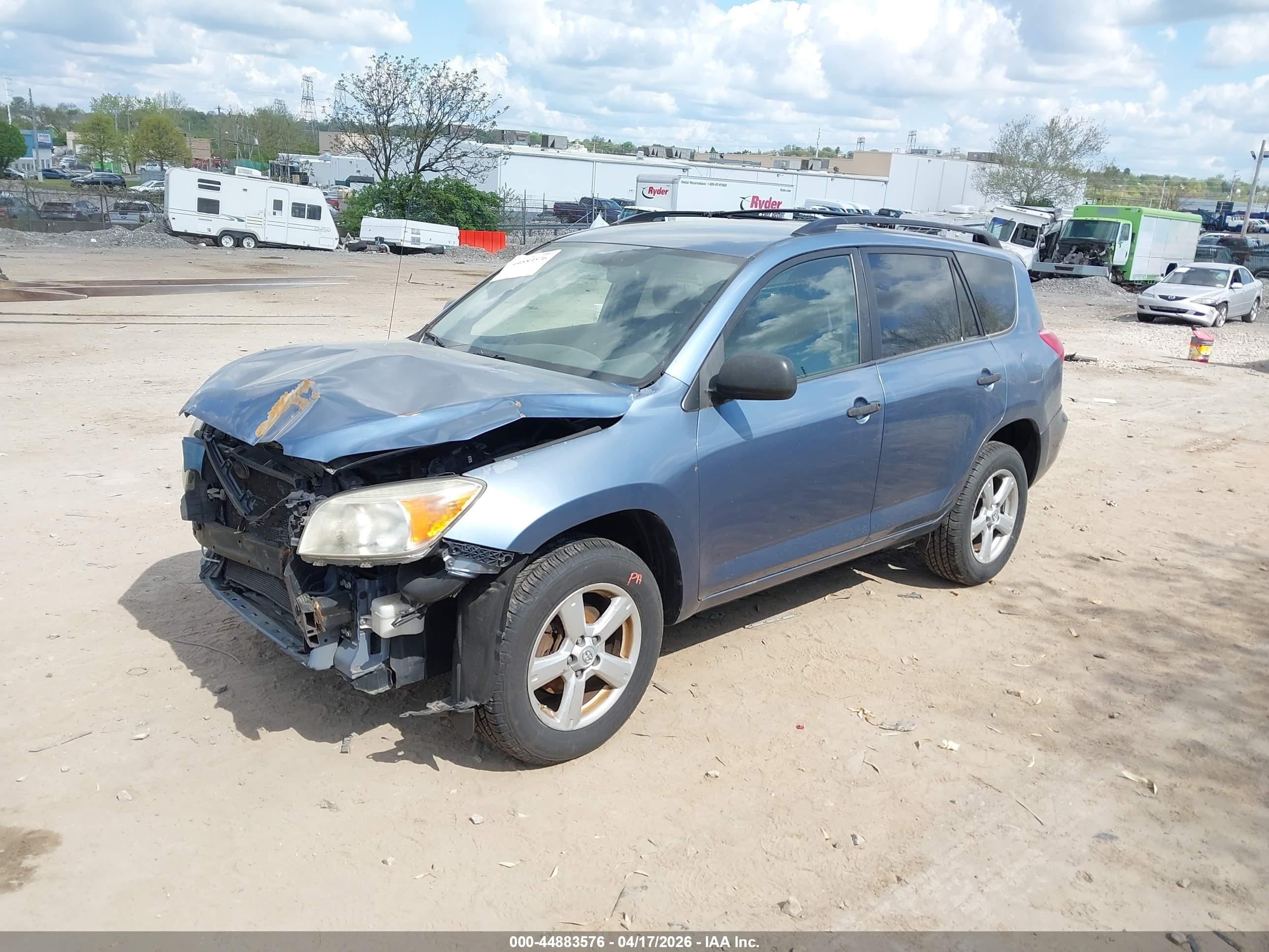2007 Toyota Rav4   Blue vin: JTMBK33V975028386
