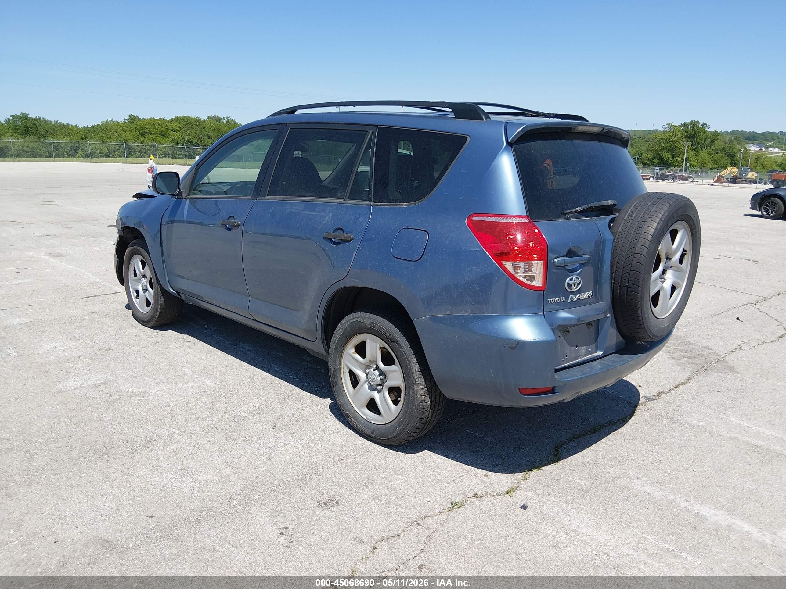 2007 Toyota Rav4 Base V6 Blue vin: JTMBK33V976027846