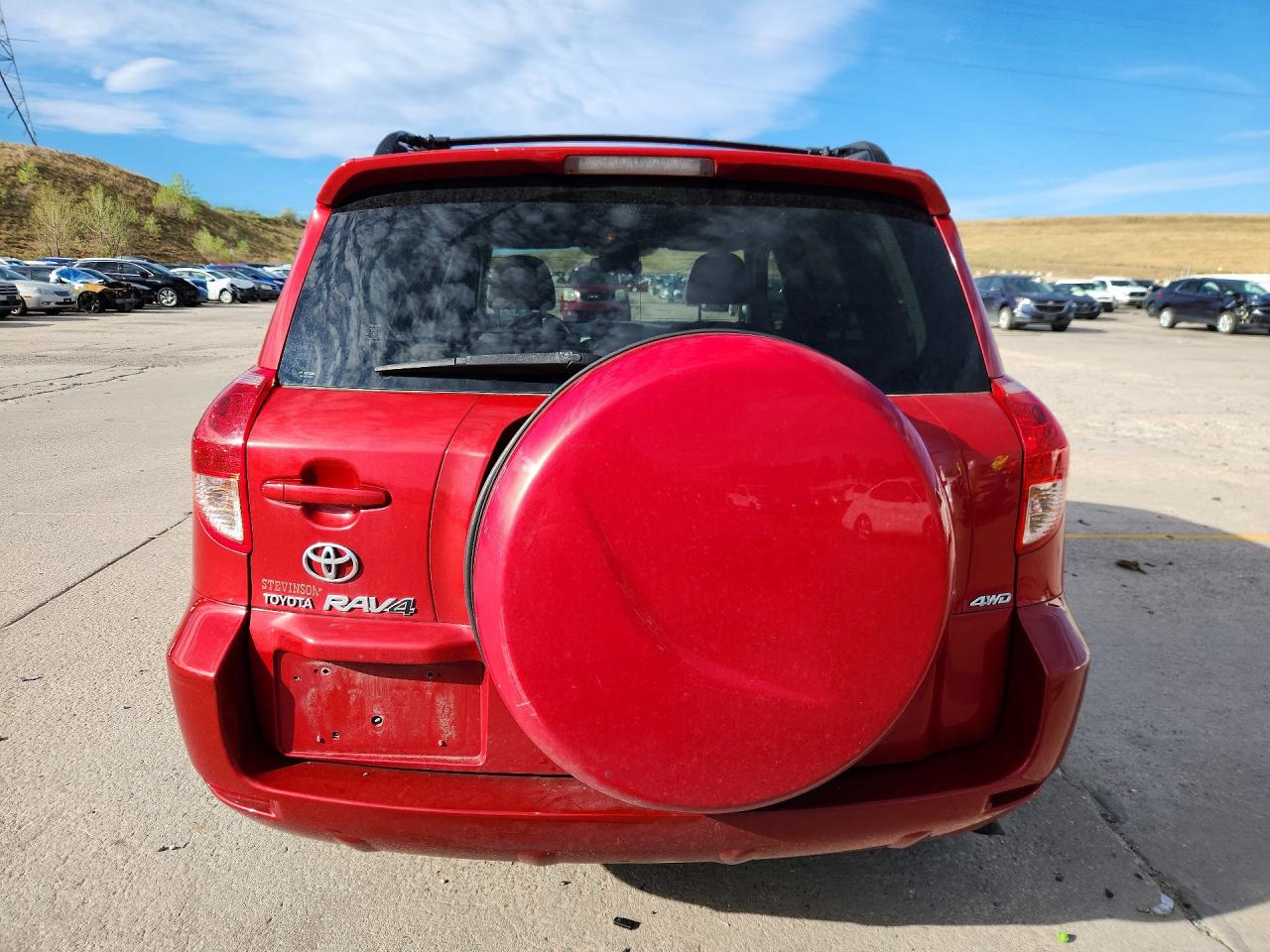 2008 Toyota Rav4 Base Красный vin: JTMBK33V985048641