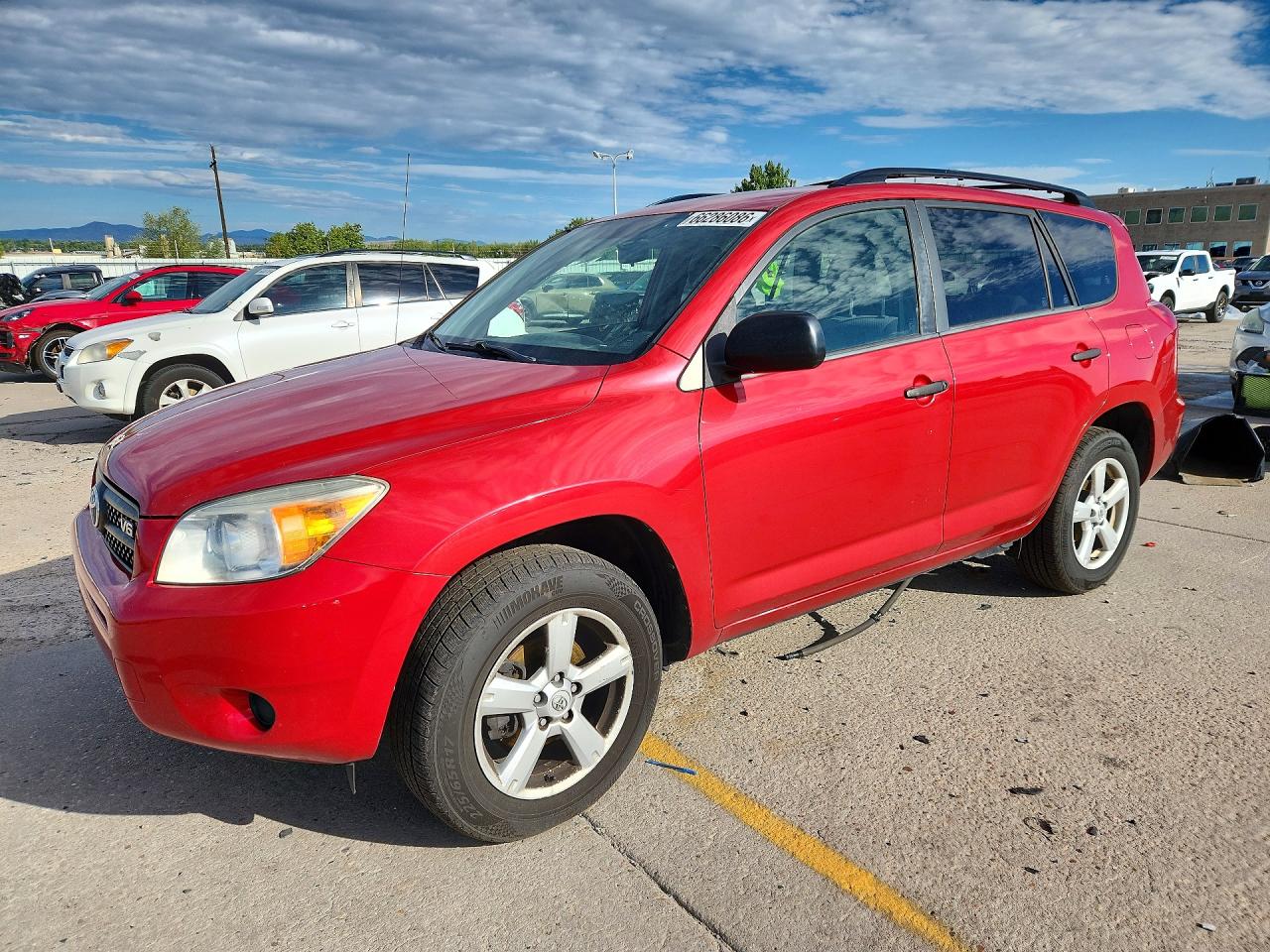 2008 Toyota Rav4 Base Красный vin: JTMBK33V985048641