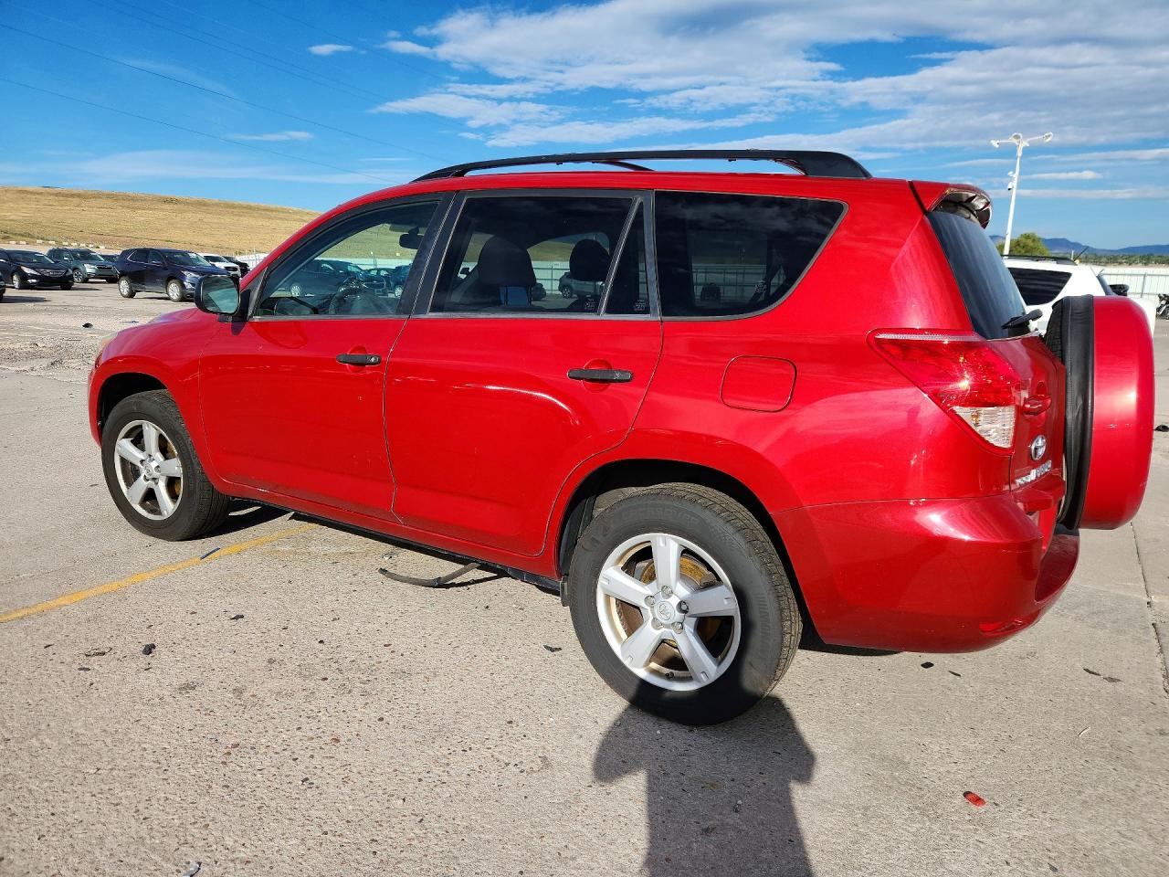 2008 Toyota Rav4 Base Красный vin: JTMBK33V985048641