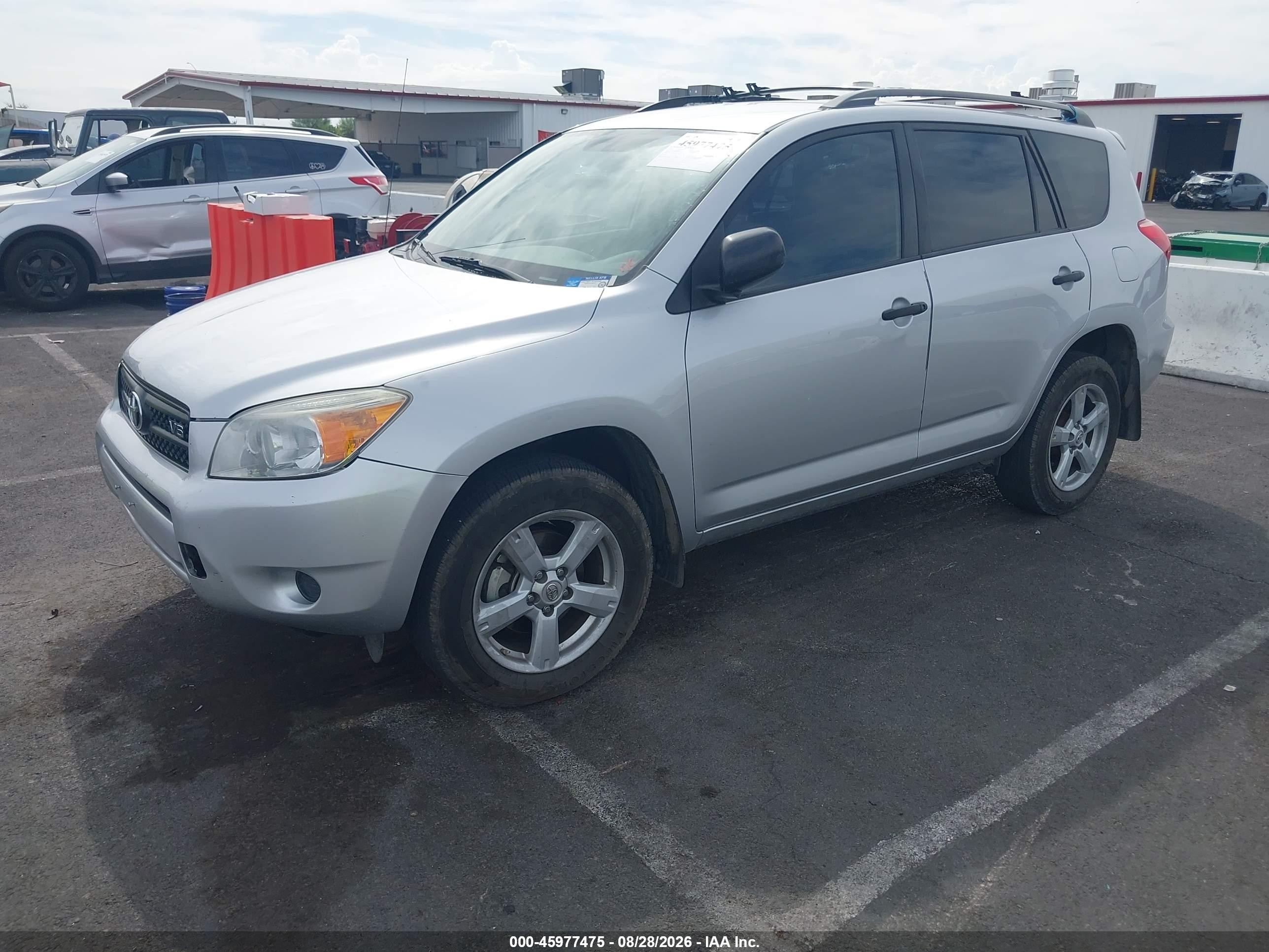 2007 Toyota Rav4 Base V6 (a5) Silver vin: JTMBK33VX75017333
