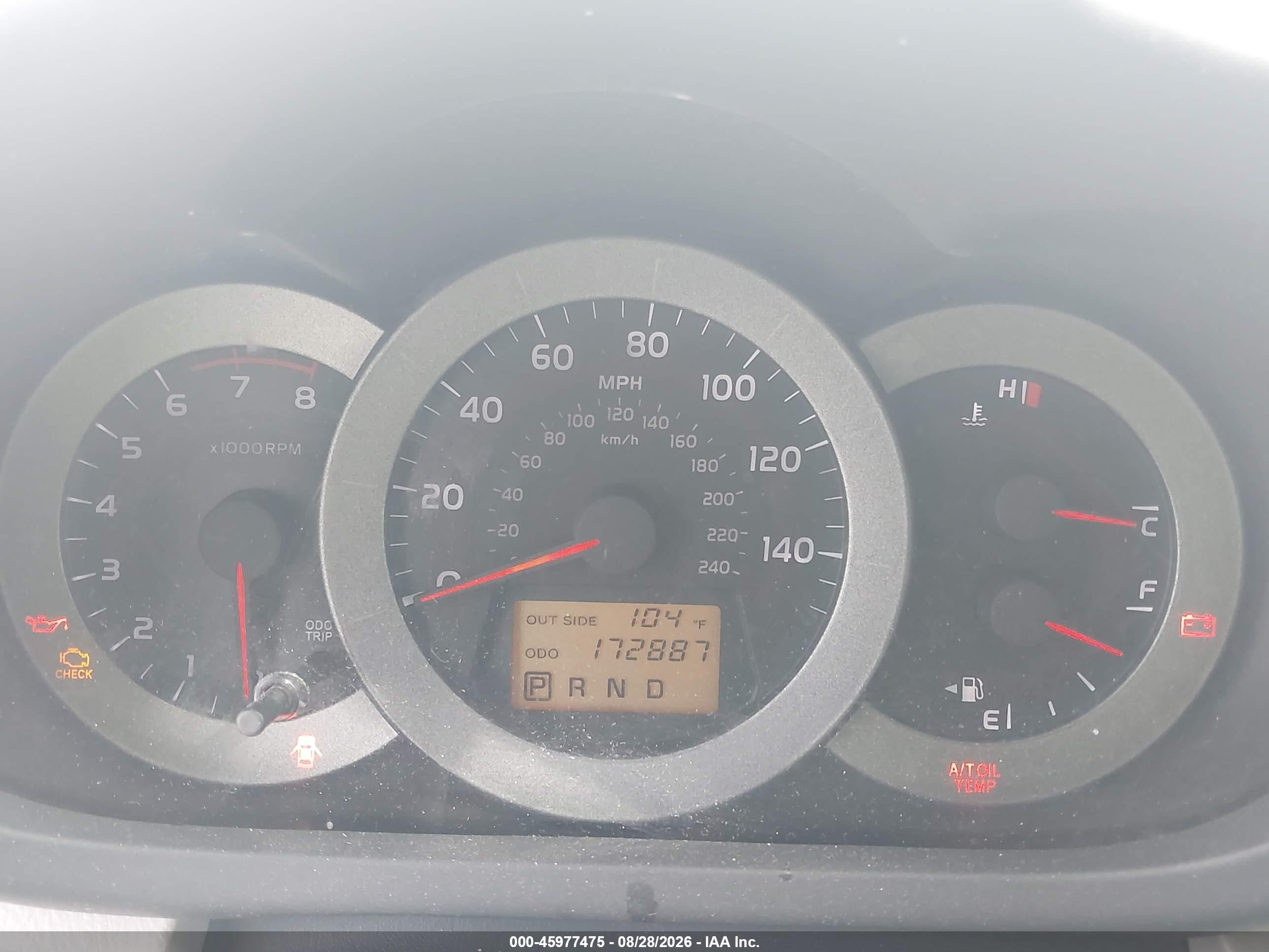 2007 Toyota Rav4 Base V6 (a5) Silver vin: JTMBK33VX75017333