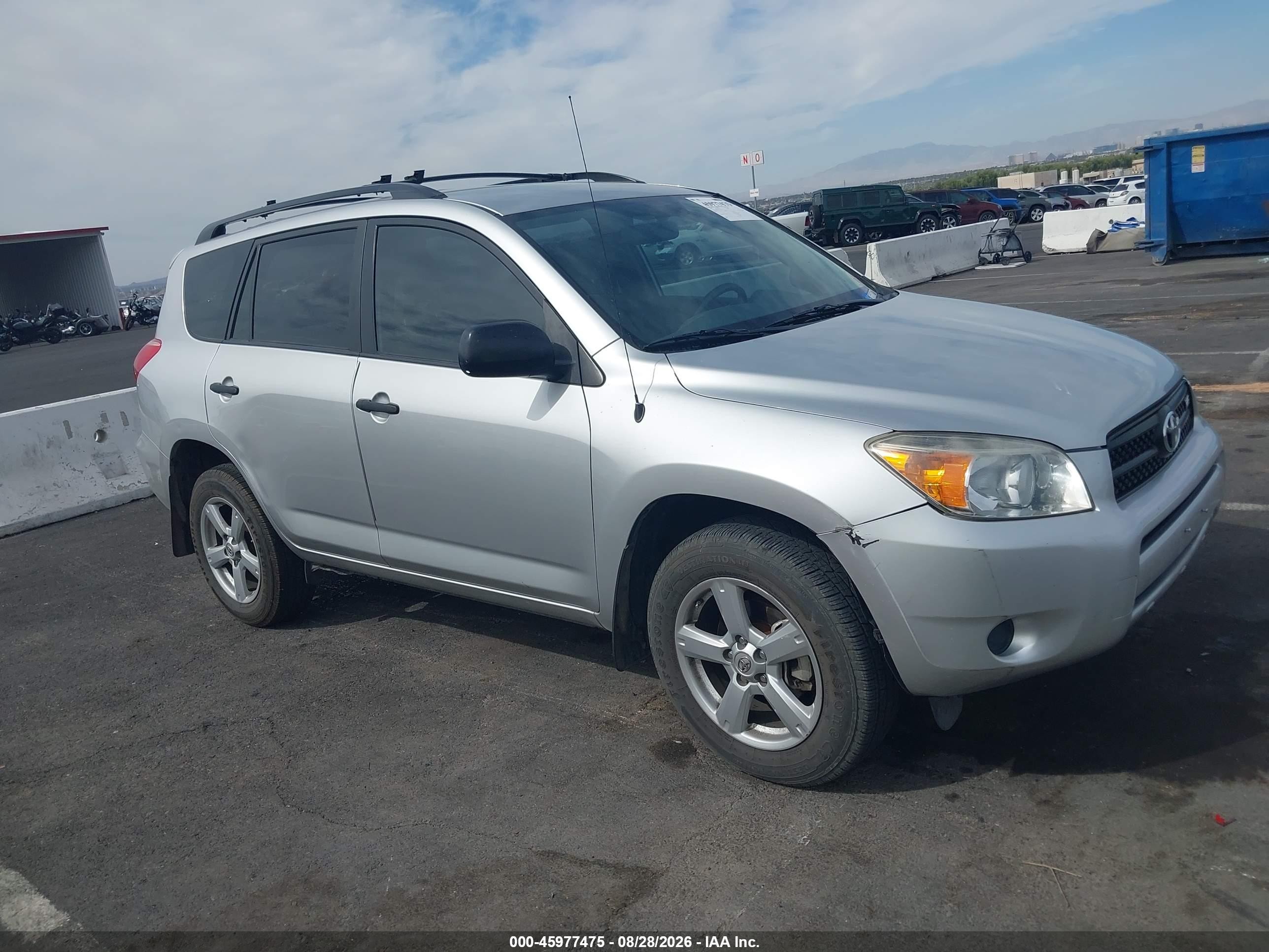 2007 Toyota Rav4 Base V6 (a5) Silver vin: JTMBK33VX75017333