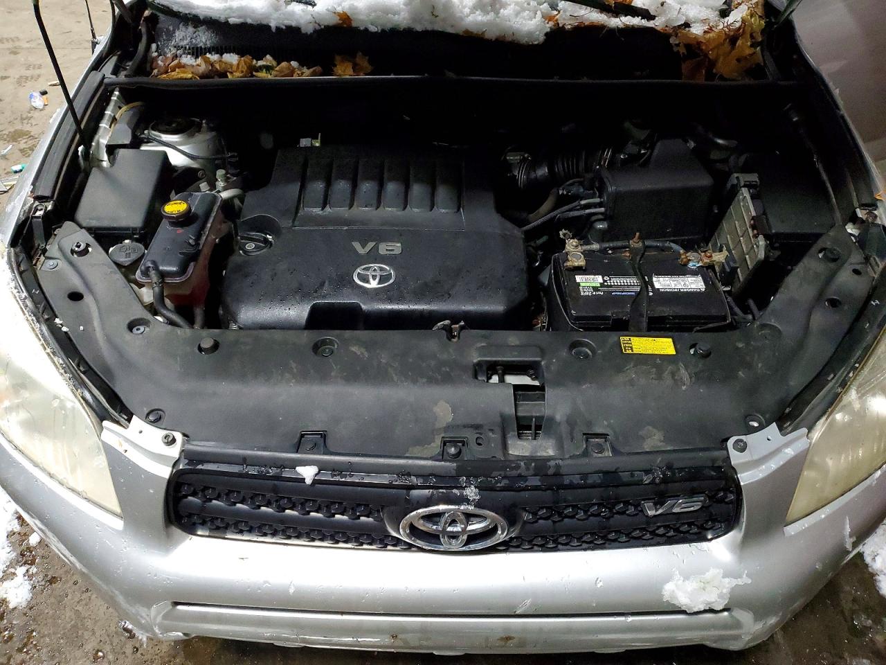 2007 Toyota Rav4 Silver vin: JTMBK33VX76016077