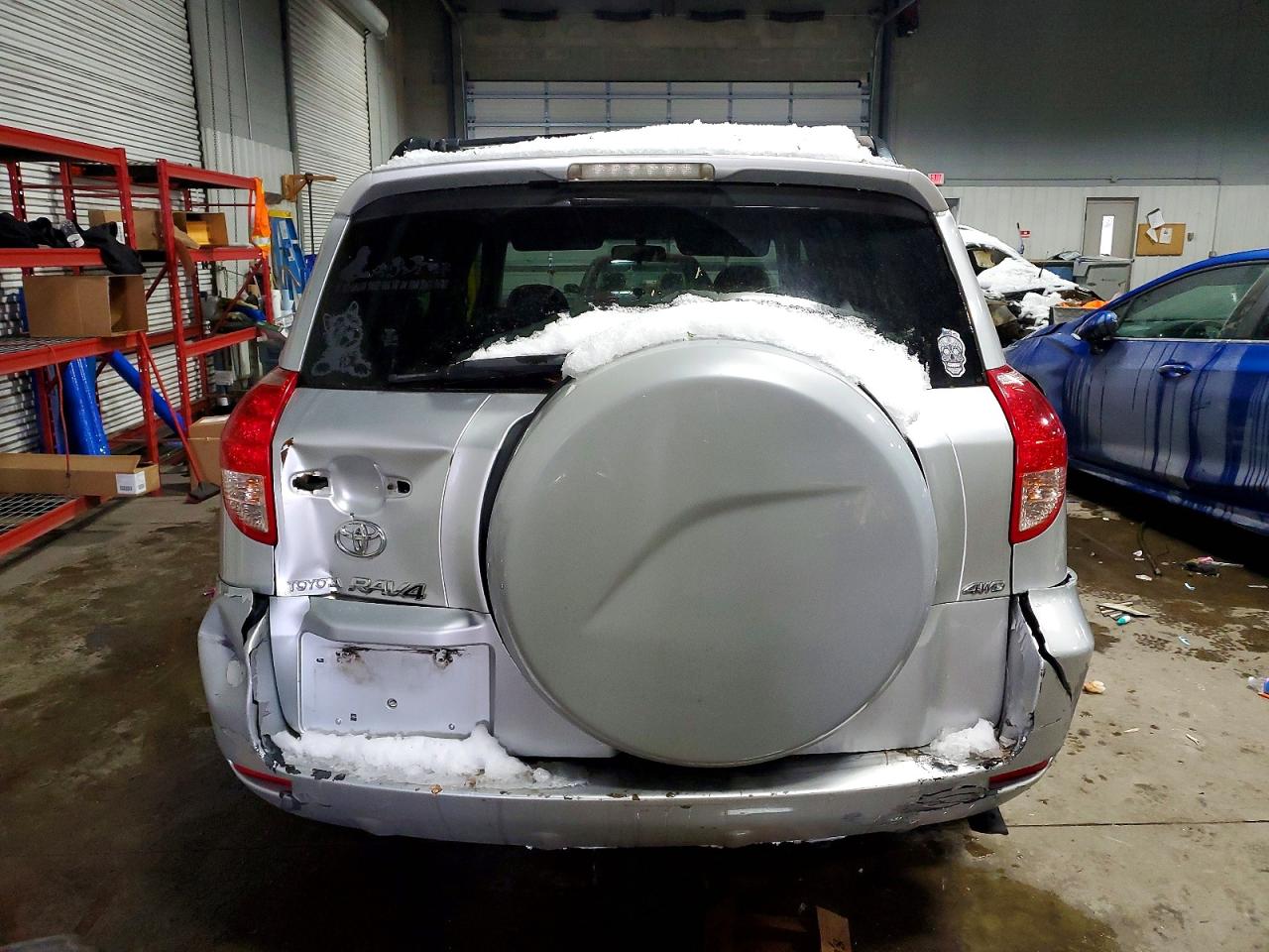 2007 Toyota Rav4 Silver vin: JTMBK33VX76016077