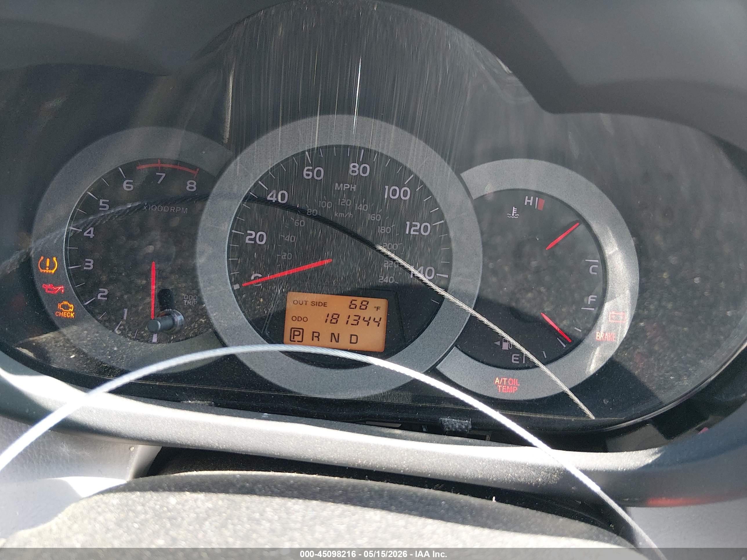 2008 Toyota Rav4 Base V6 Silver vin: JTMBK33VX85048213