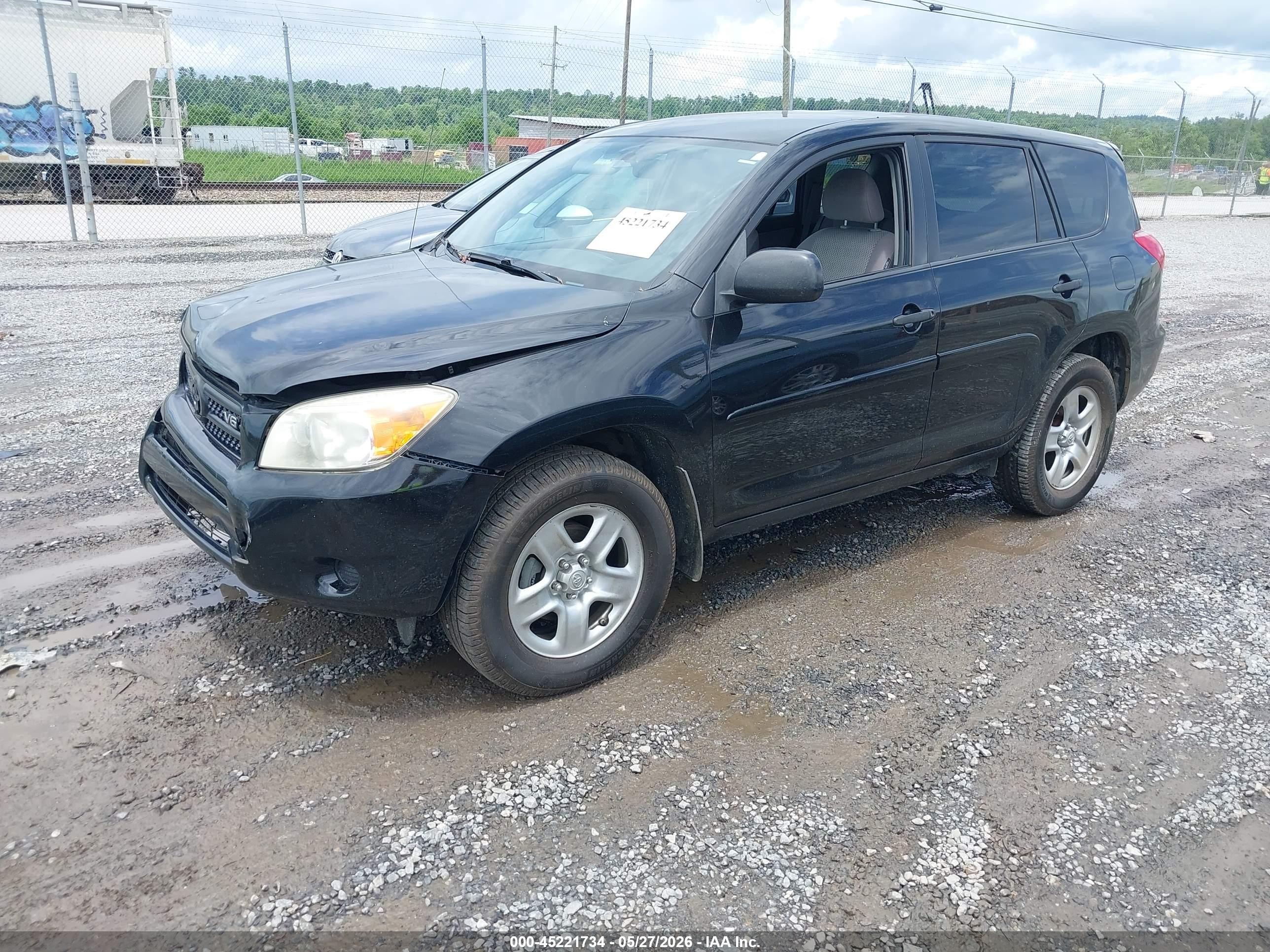 2008 Toyota Rav4 Base V6 Black vin: JTMBK33VX85069899