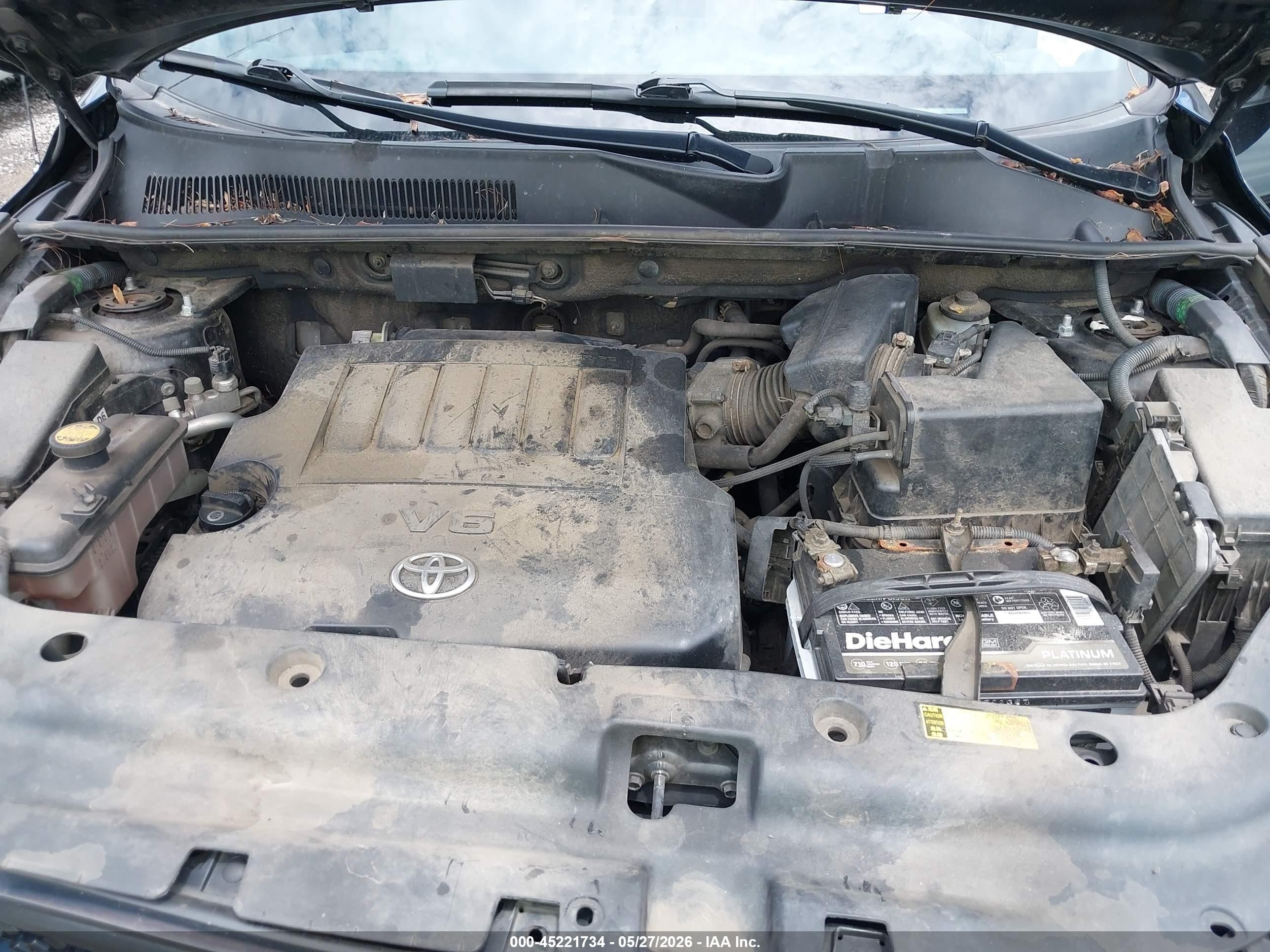 2008 Toyota Rav4 Base V6 Black vin: JTMBK33VX85069899