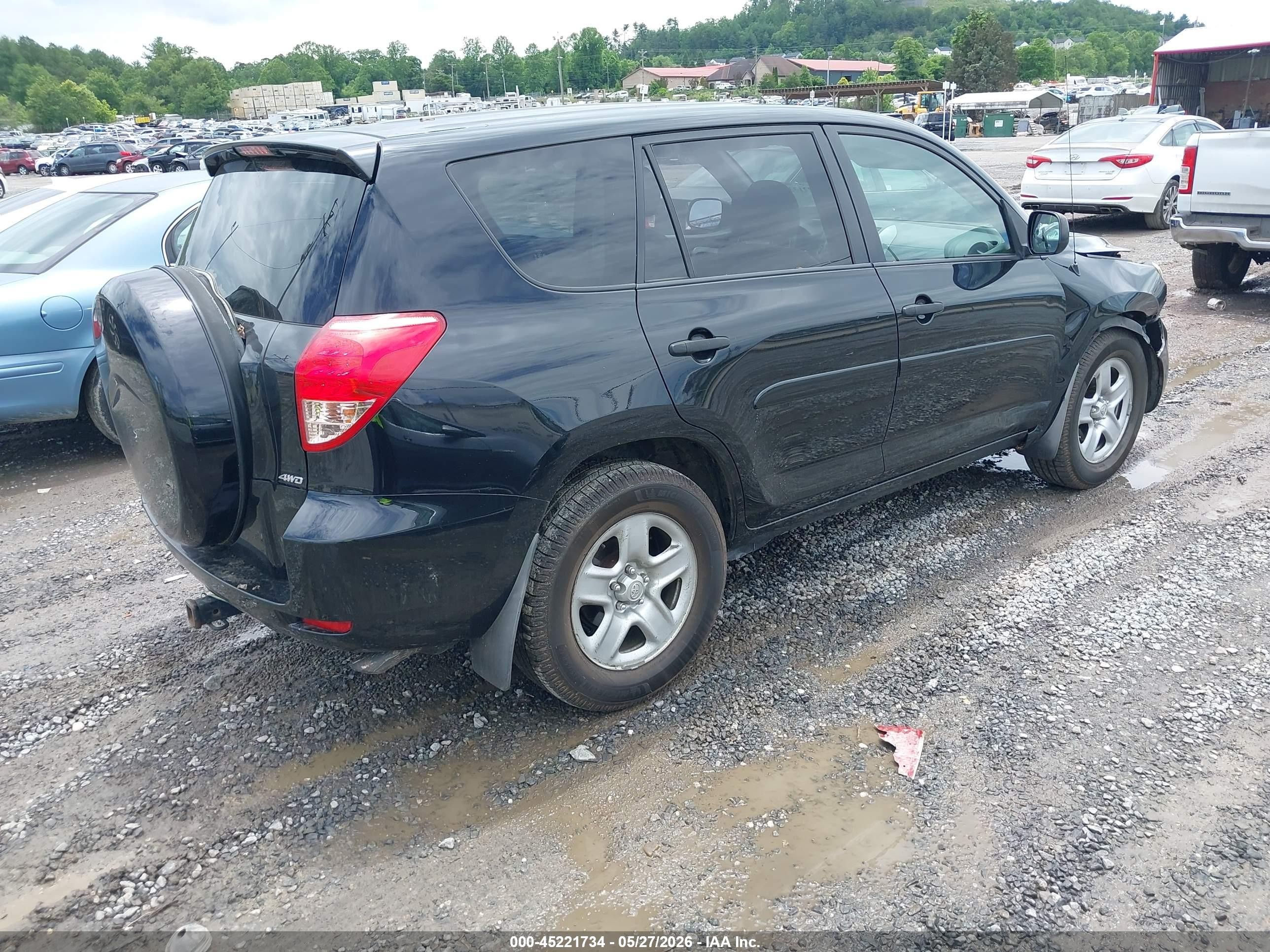2008 Toyota Rav4 Base V6 Black vin: JTMBK33VX85069899