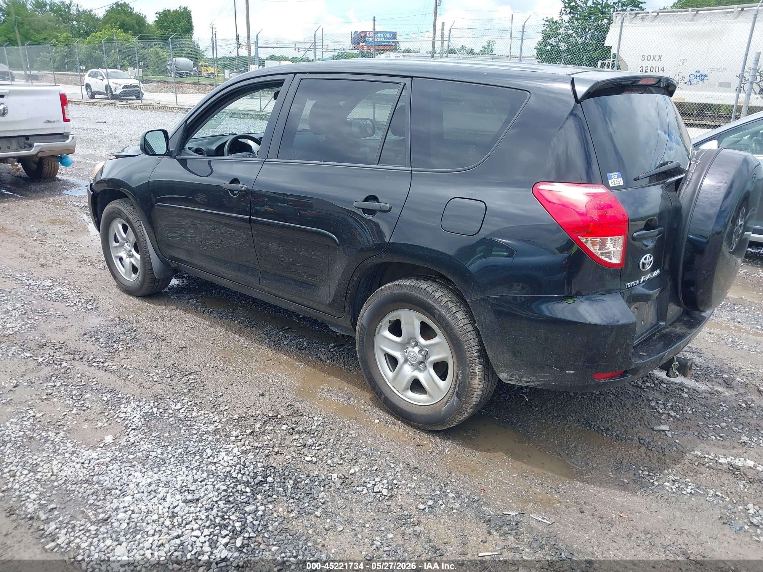 2008 Toyota Rav4 Base V6 Black vin: JTMBK33VX85069899