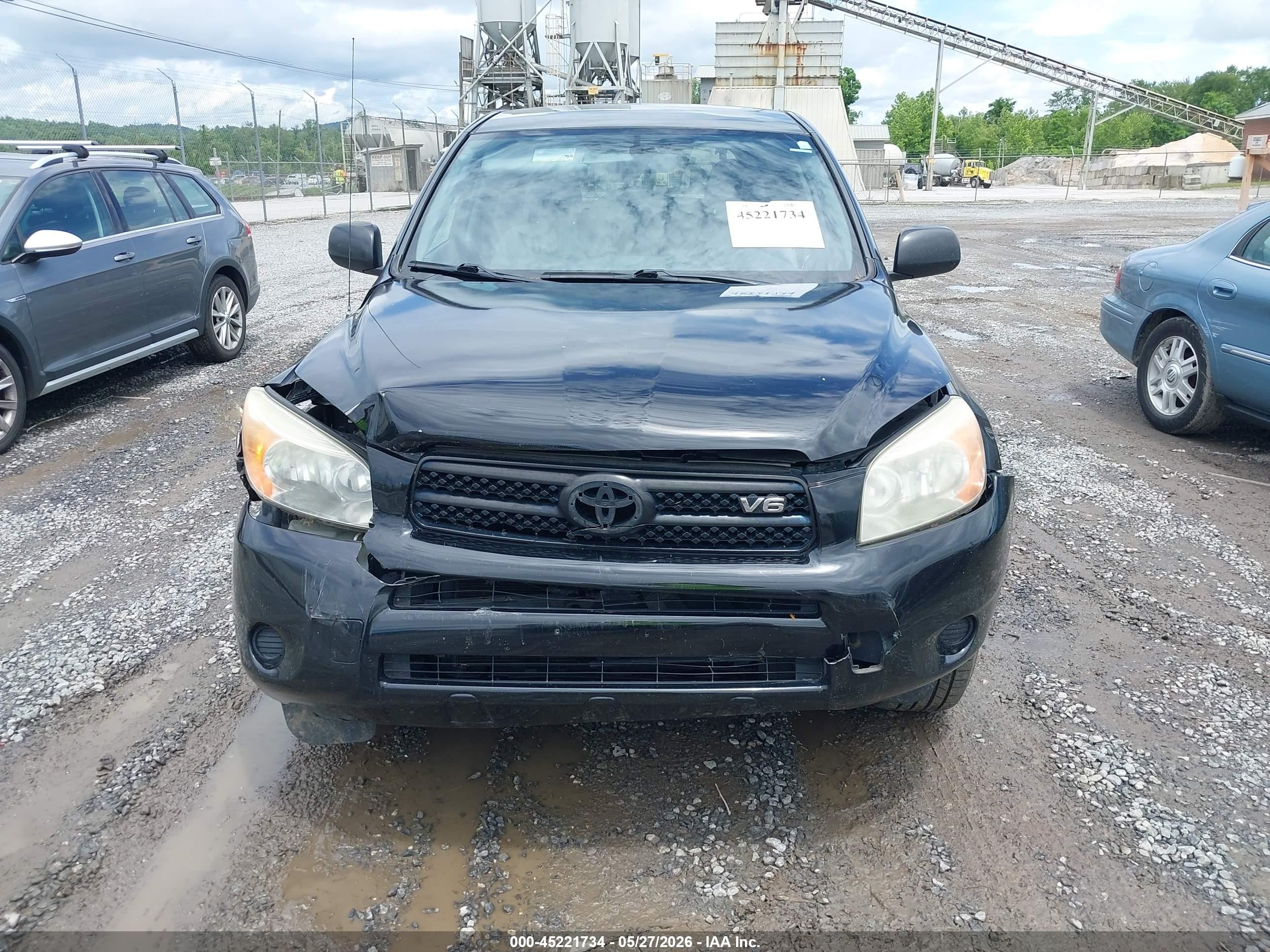 2008 Toyota Rav4 Base V6 Black vin: JTMBK33VX85069899