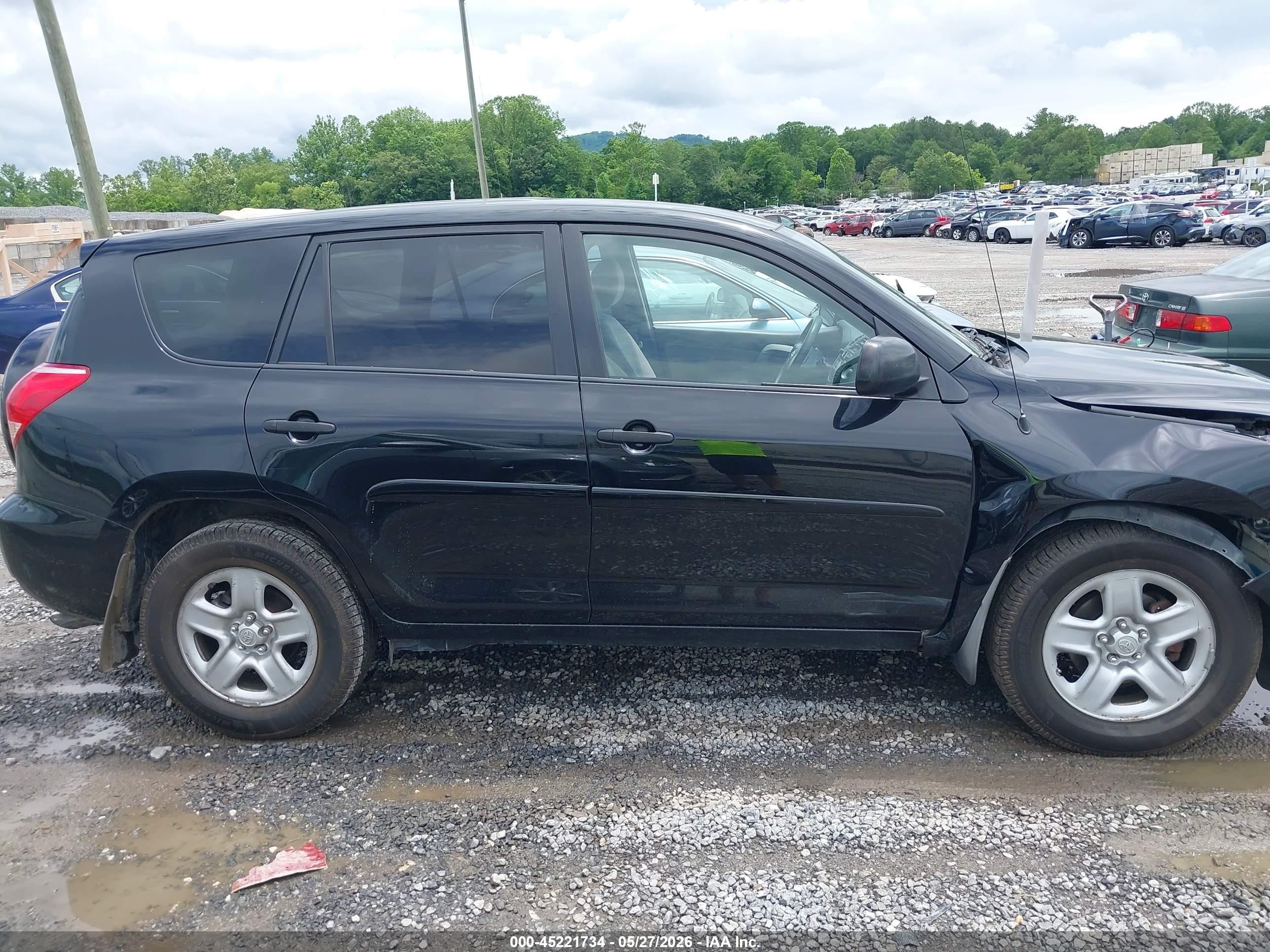 2008 Toyota Rav4 Base V6 Black vin: JTMBK33VX85069899