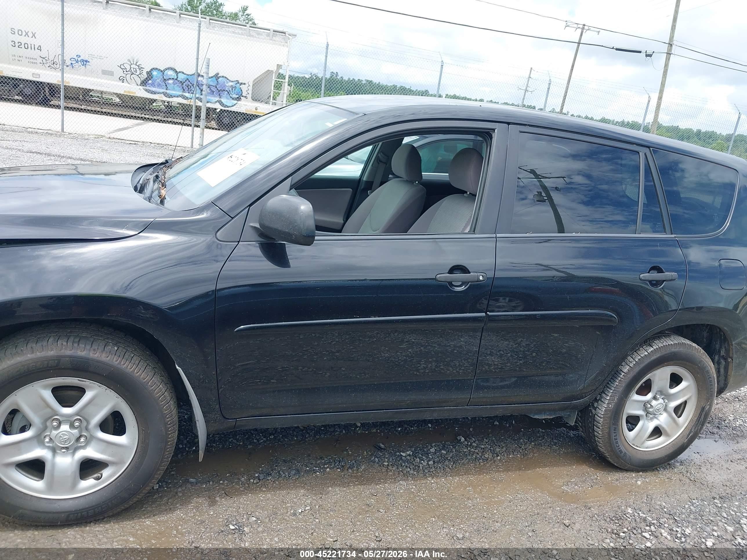 2008 Toyota Rav4 Base V6 Black vin: JTMBK33VX85069899