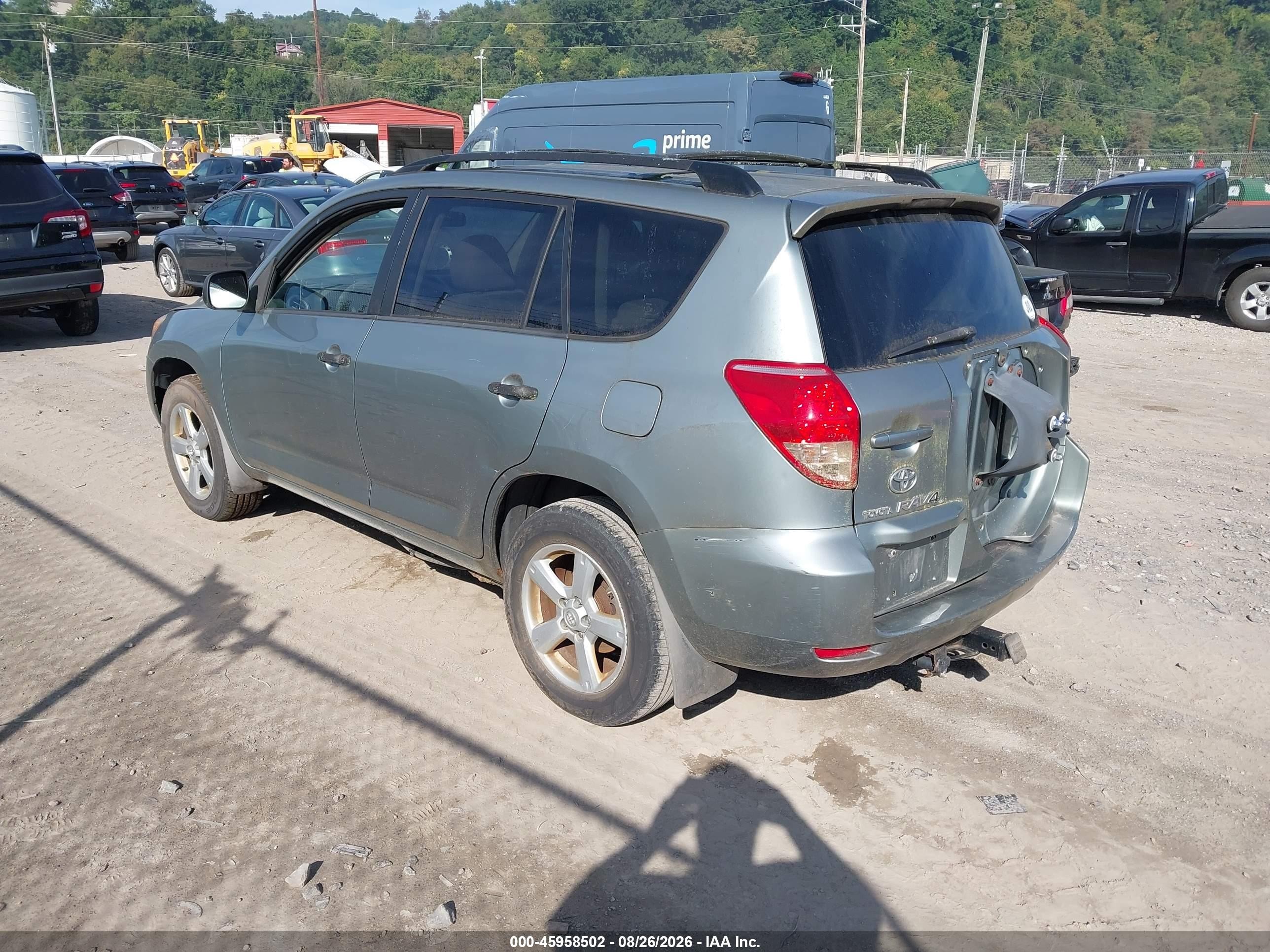 2008 Toyota Rav4 Base V6 Light Blue vin: JTMBK33VX85071135