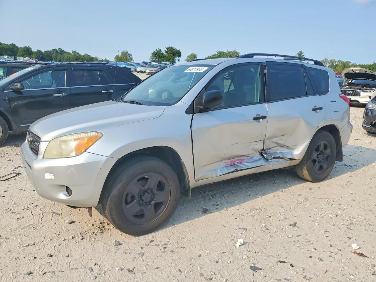2008 Toyota Rav4 Base Серебряный vin: JTMBK33VX86043765