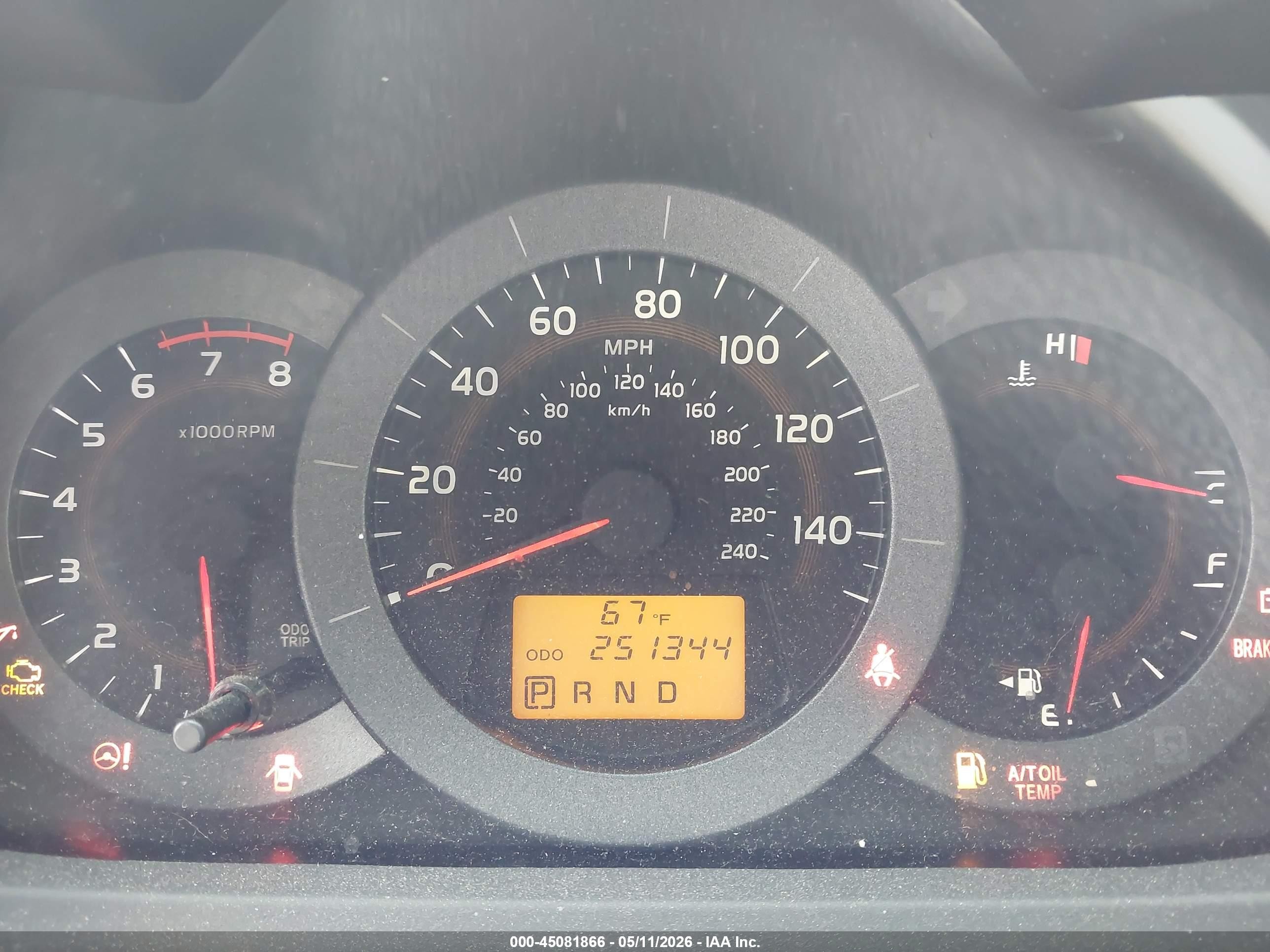 2009 Toyota Rav4 Base V6 Brown vin: JTMBK33VX95076871