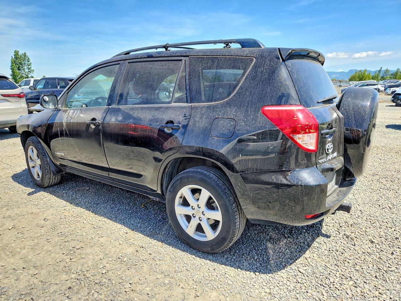 2007 Toyota Rav4 Limited Black vin: JTMBK34V475023949