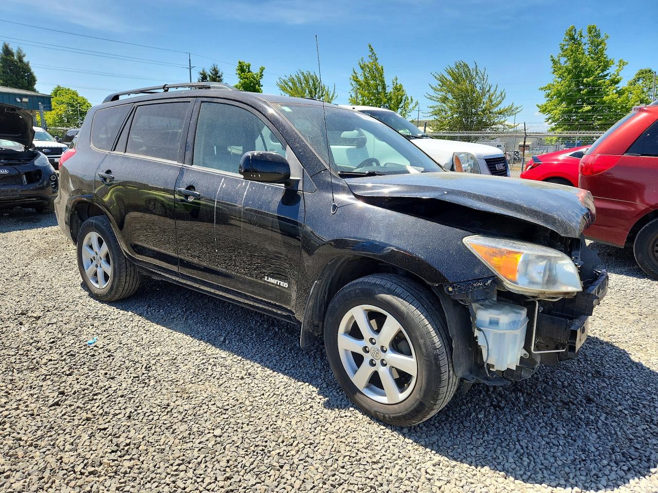 2007 Toyota Rav4 Limited Black vin: JTMBK34V475023949