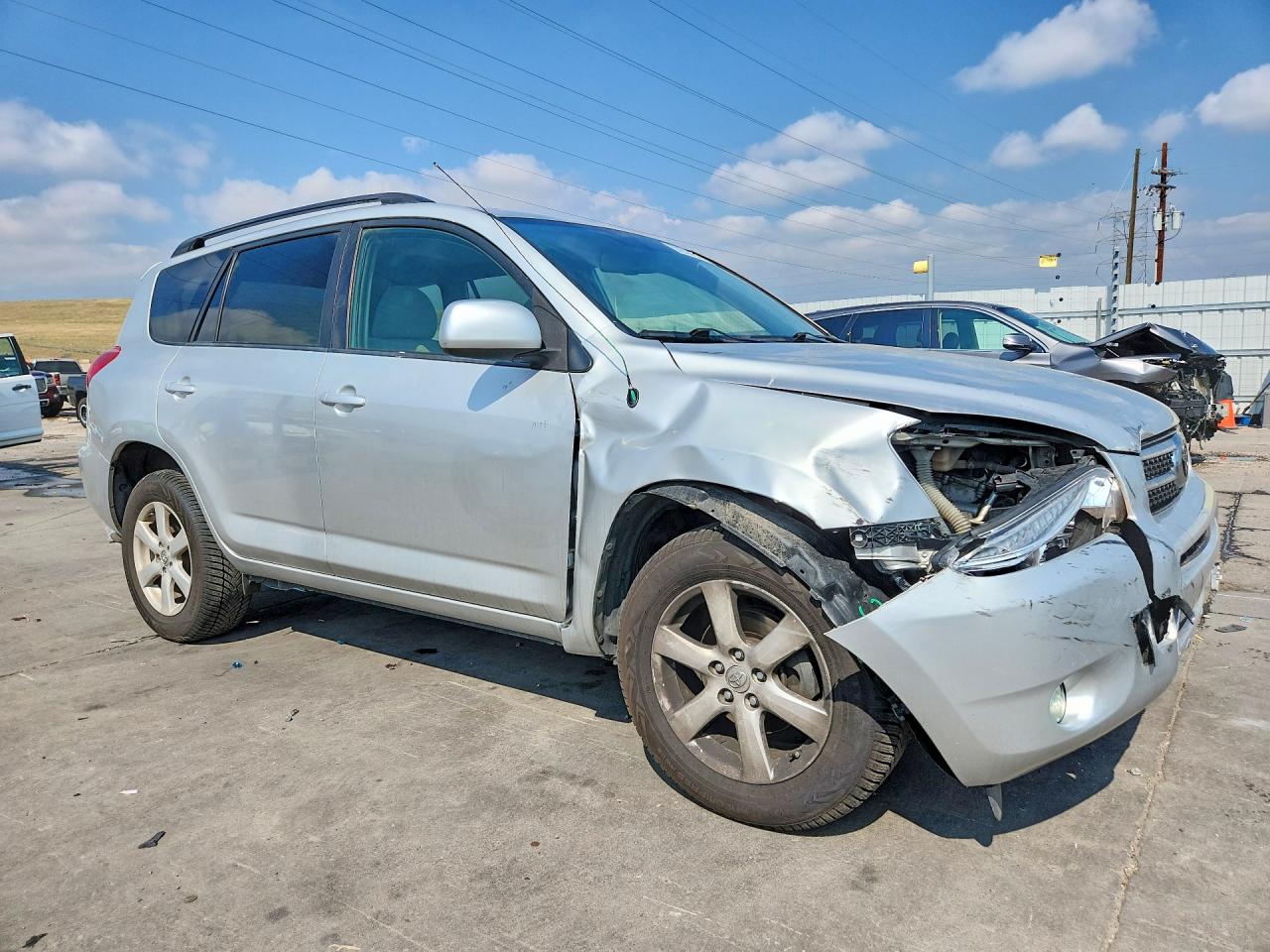 2008 Toyota Rav4 Limited Silver vin: JTMBK34V485055009
