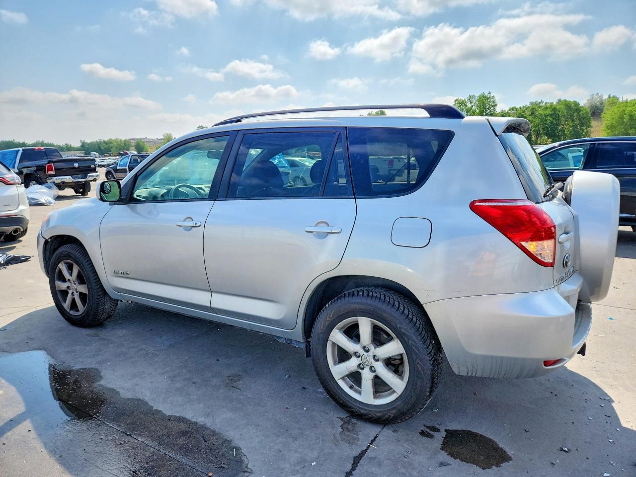 2008 Toyota Rav4 Limited Silver vin: JTMBK34V485055009
