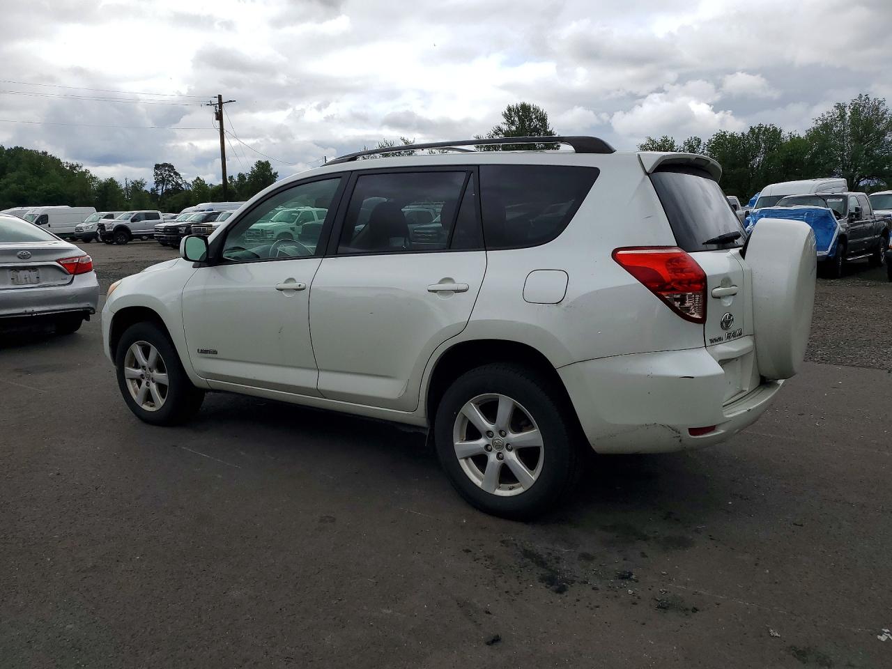 2008 Toyota Rav4 Limited White vin: JTMBK34V585049025