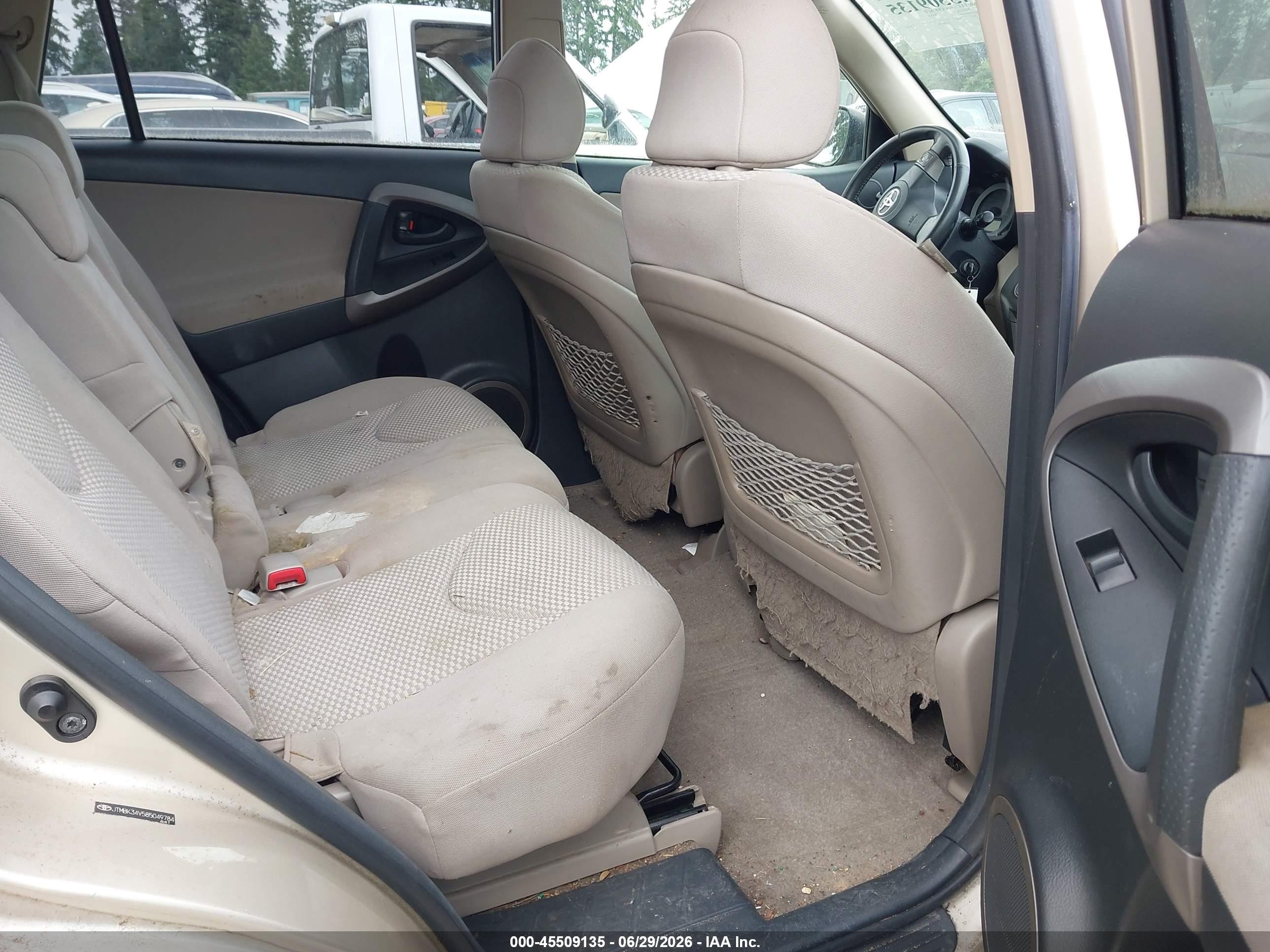 2008 Toyota Rav4 Ltd Tan vin: JTMBK34V585049784
