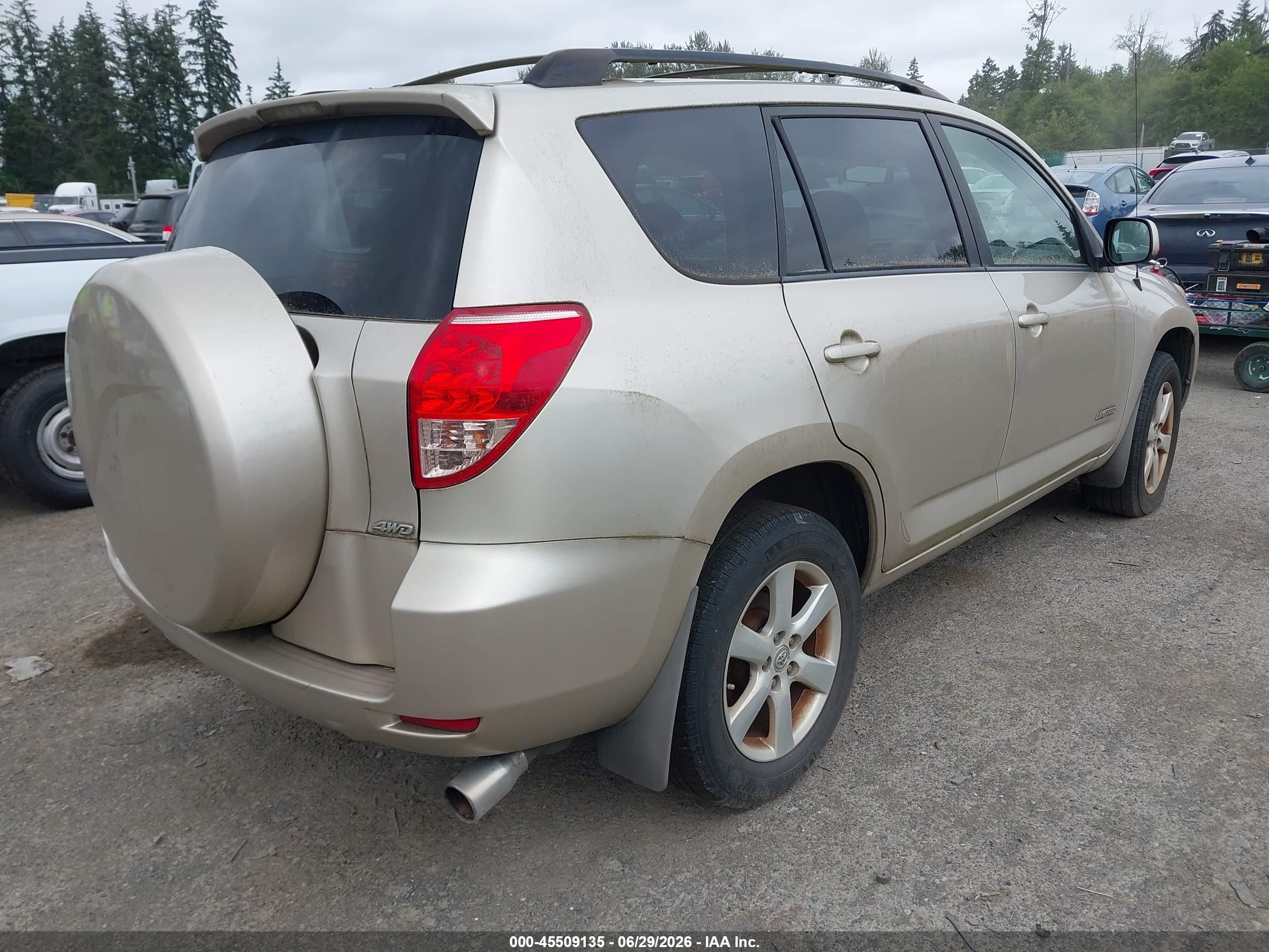 2008 Toyota Rav4 Ltd Tan vin: JTMBK34V585049784