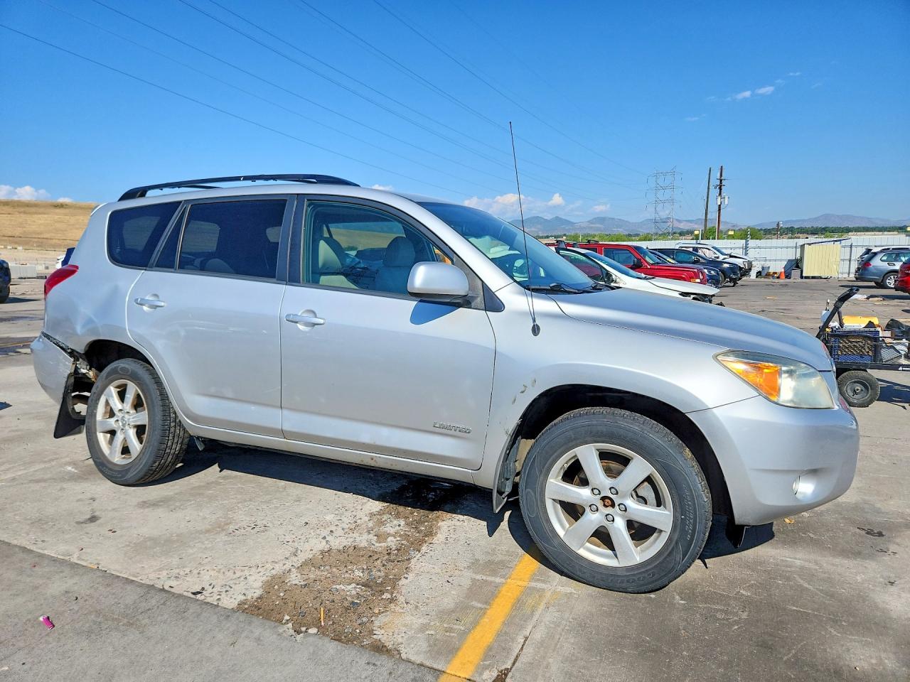 2008 Toyota Rav4 Limited Серебряный vin: JTMBK34V785055148