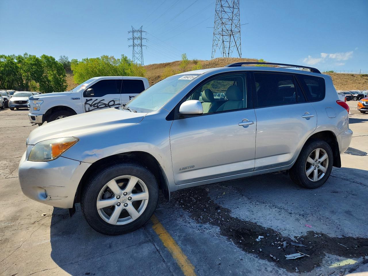 2008 Toyota Rav4 Limited Серебряный vin: JTMBK34V785055148