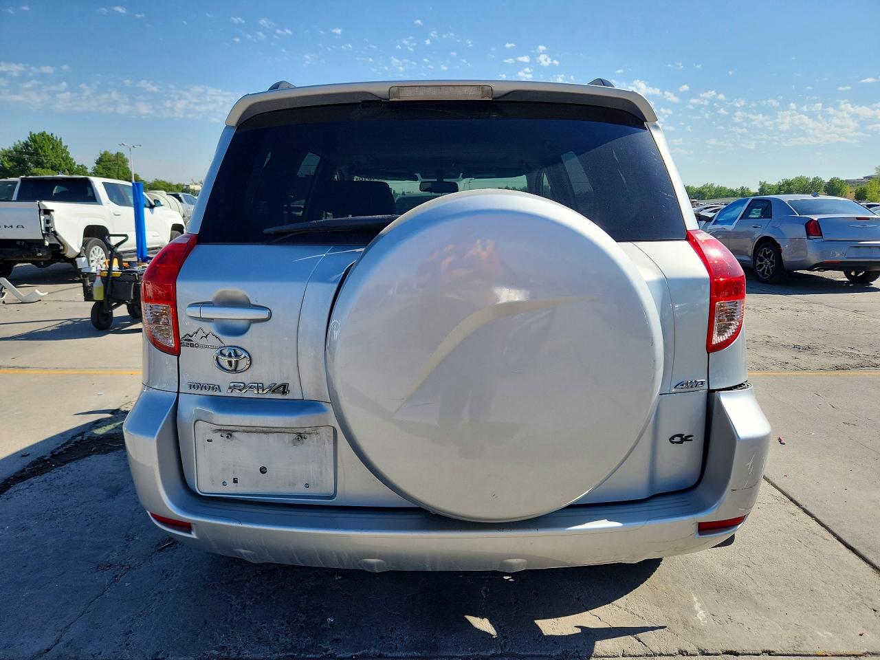 2008 Toyota Rav4 Limited Серебряный vin: JTMBK34V785055148